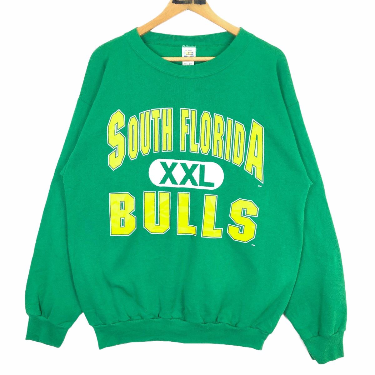 Ncaa - Vintage 90s University Of South Florida Bulls Sweatshirt - 1