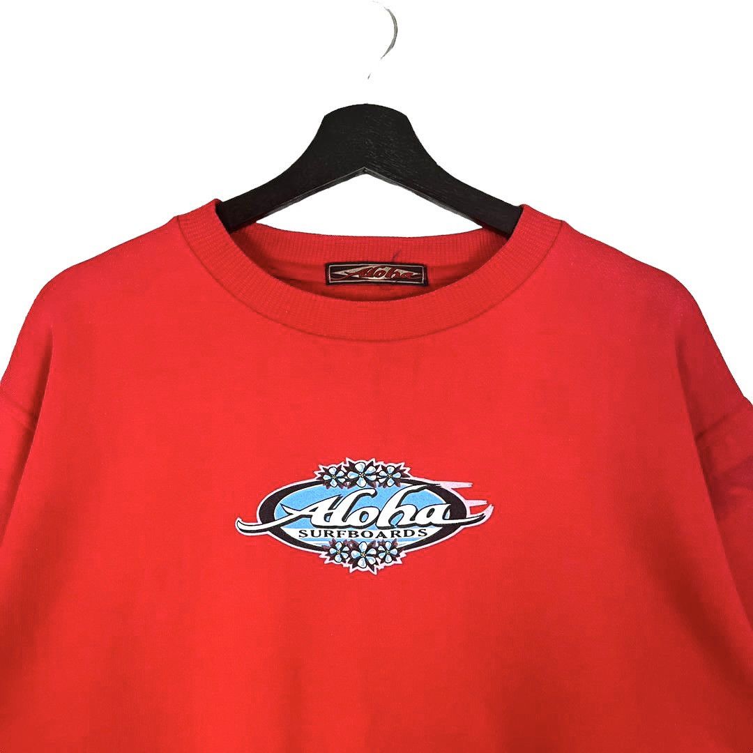 Vintage 90s Aloha Surfboards Hawaii Sweatshirt Size M - 2