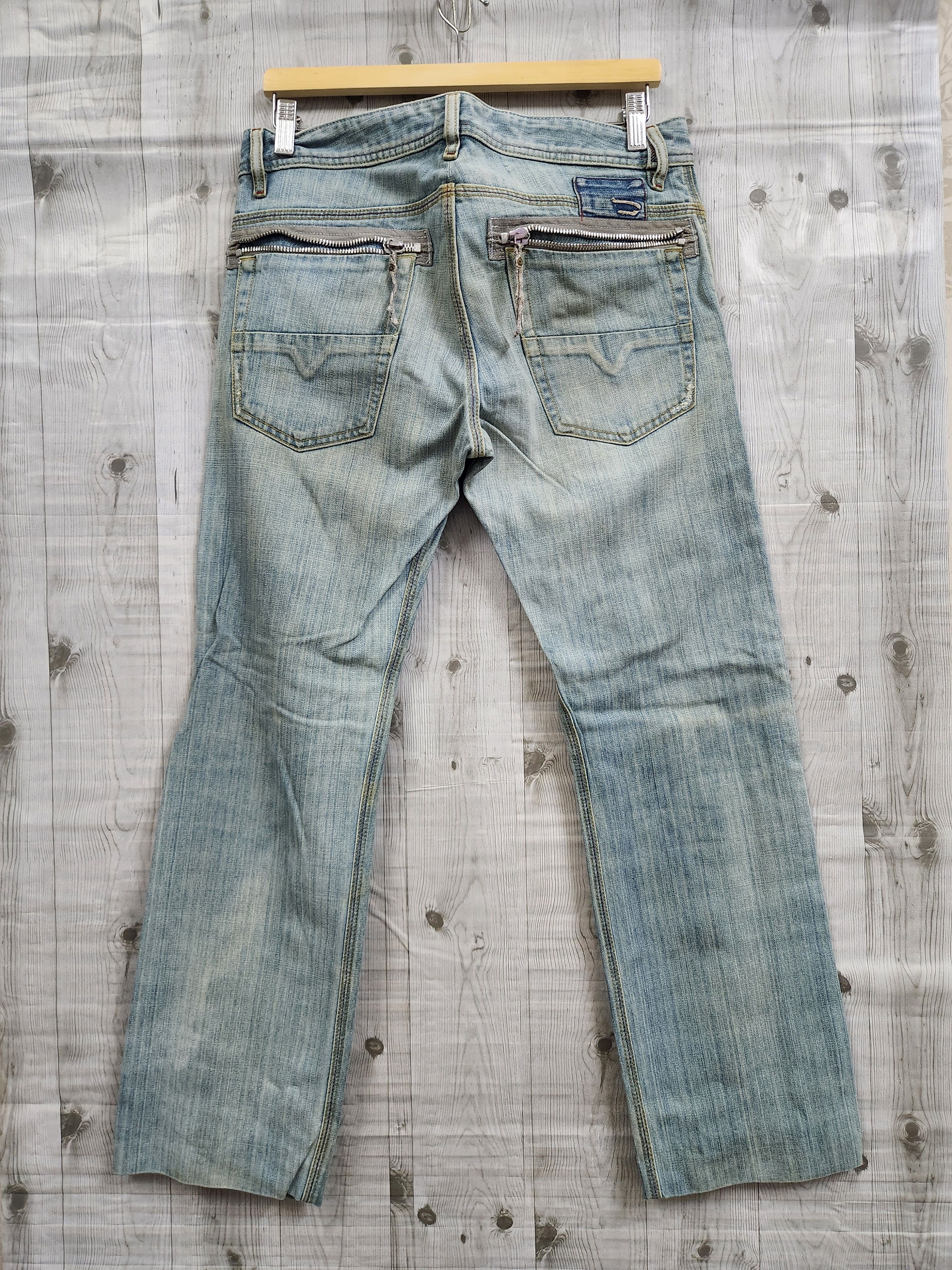 Mudwash Diesel Vintage Two Buttons Jeans Italy - 13