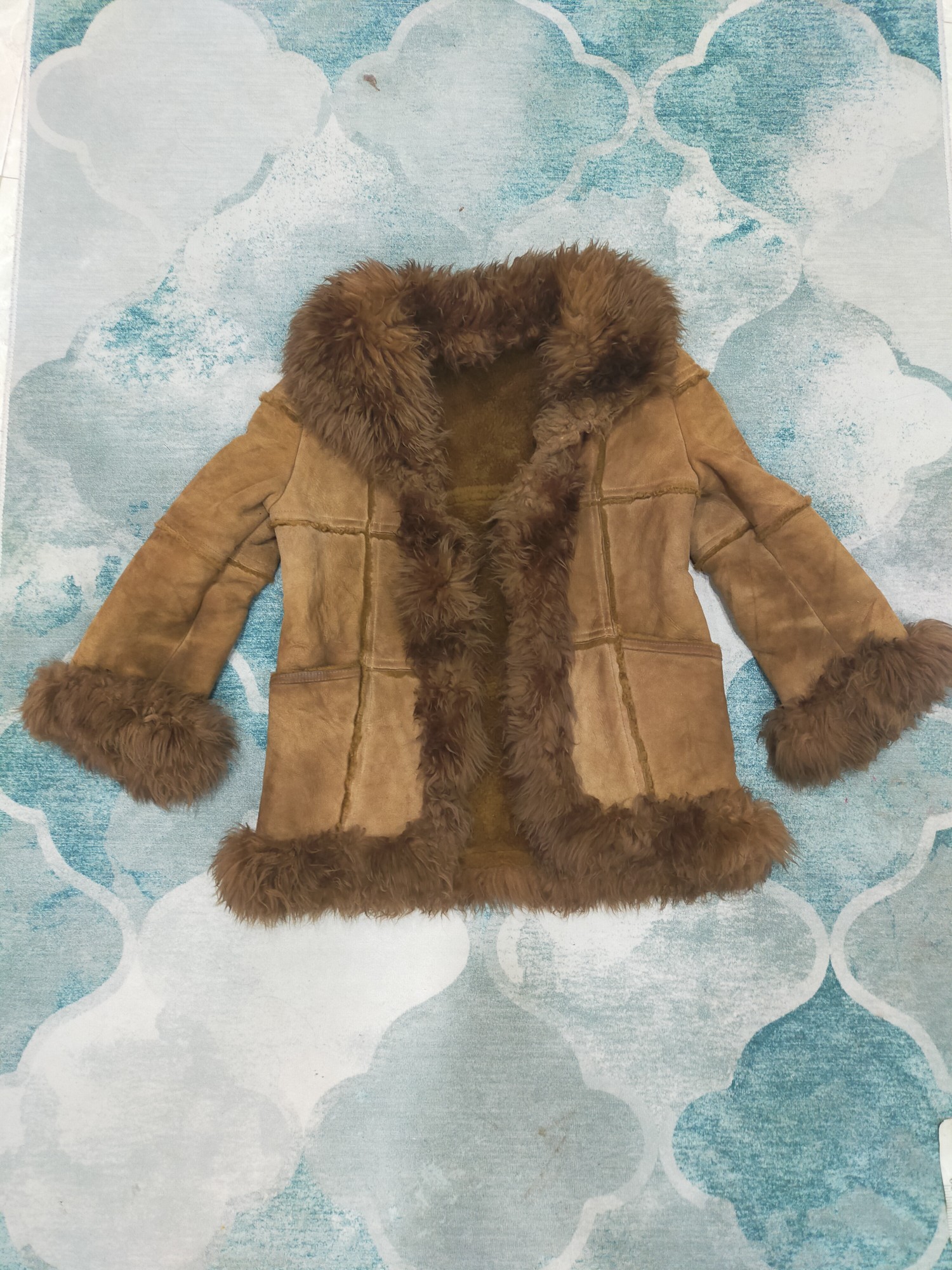 Vintage Shearling Fauxfur Jacket - 1