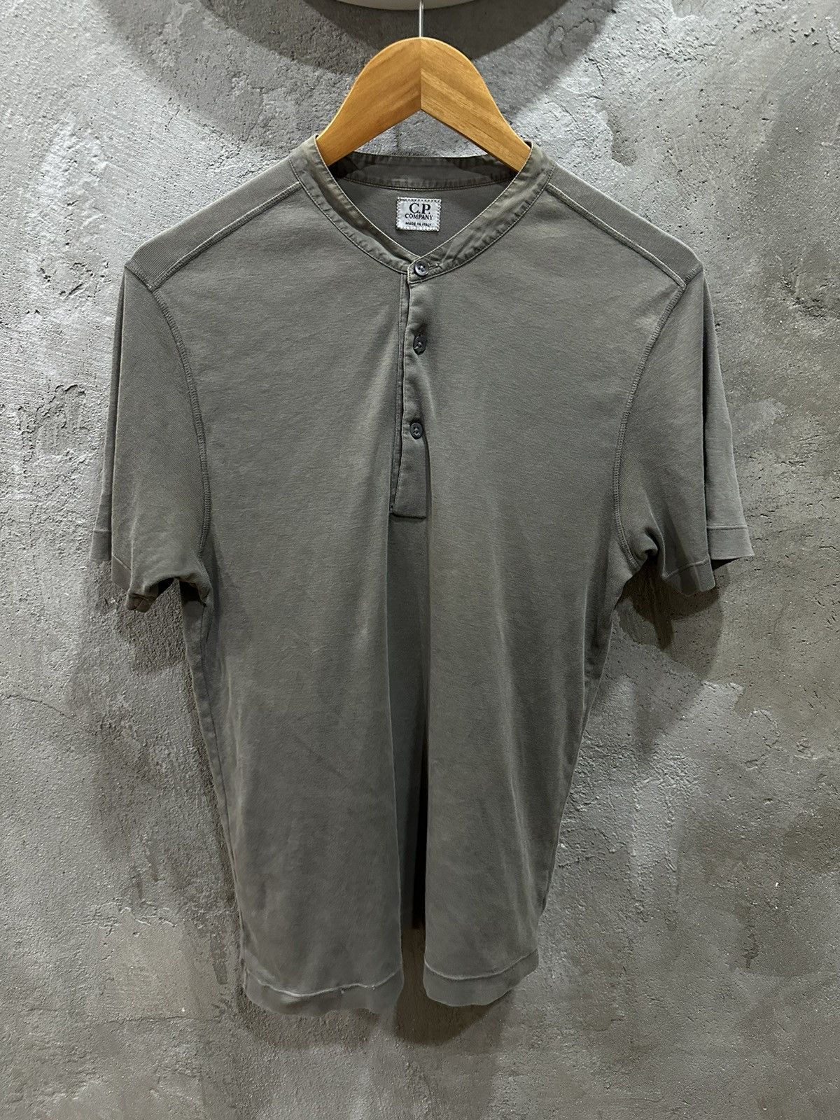 Vintage C.P. Company By Massimo Osti Button Tee - 1