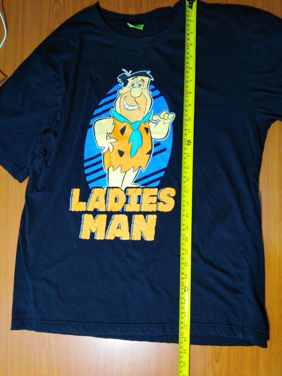 Vintage - Flinstones Black Tee Ladies Man - 5