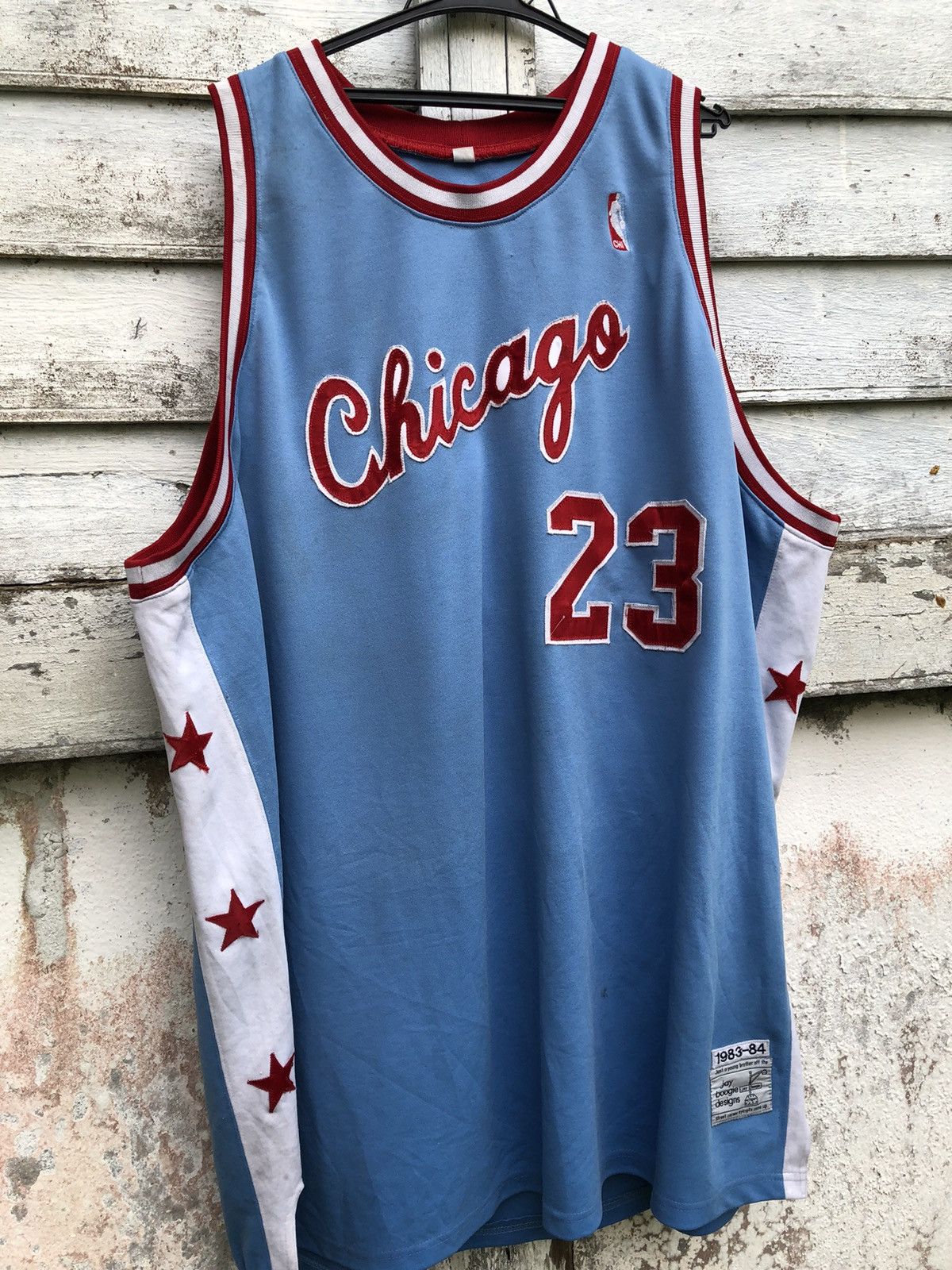 Vintage Oversized OG Chicago Jay Boogie Basketball Jersey - 3