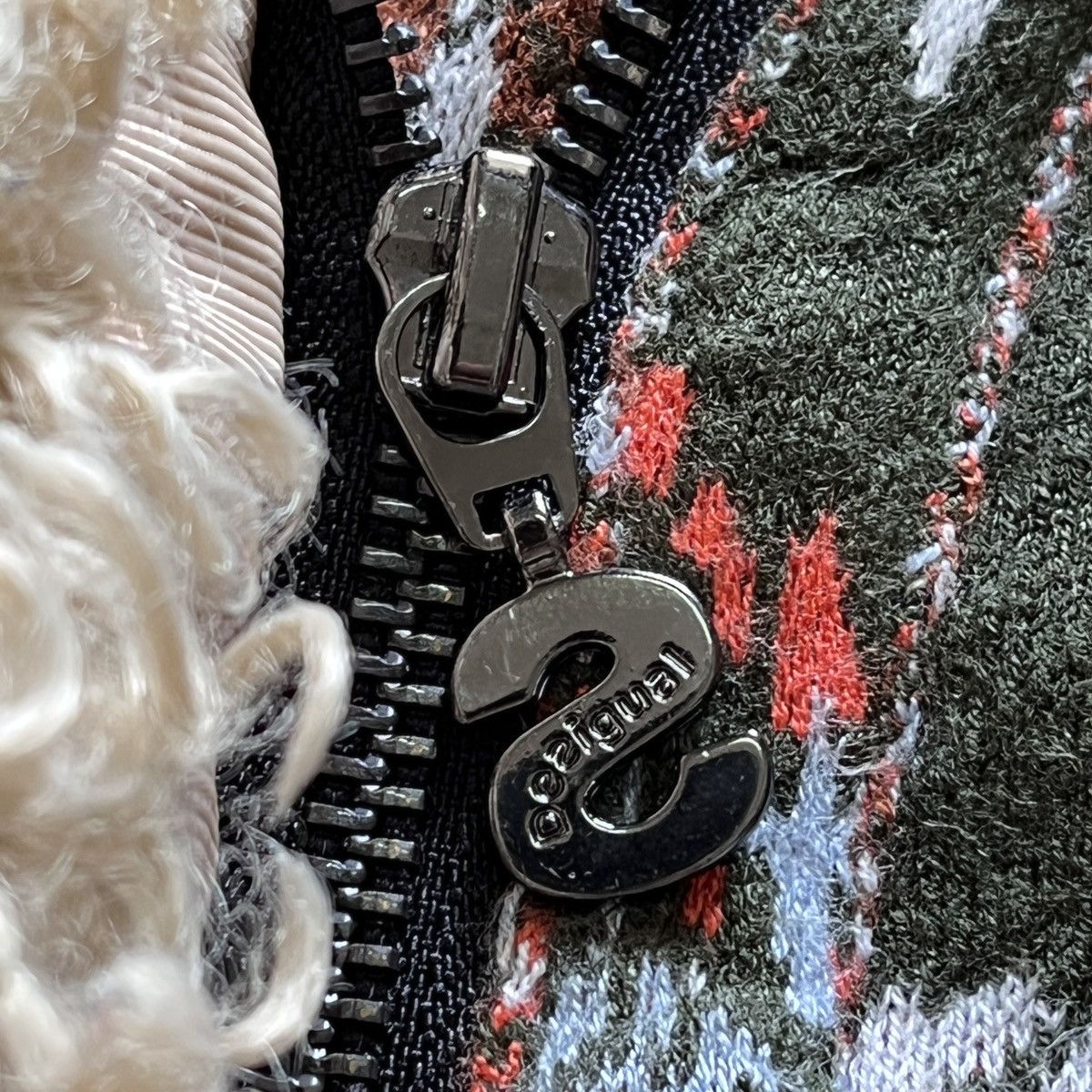 Designer - Italian Desigual Wool Knitwear Sweater Icon Patches - 9