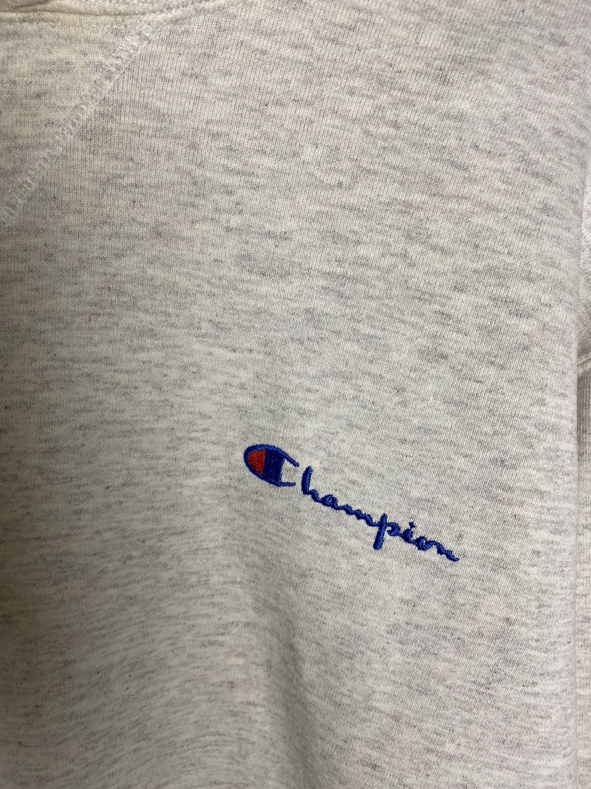 Vintage 90s Champion Small Logo Hoodie Large Made in USA - 4