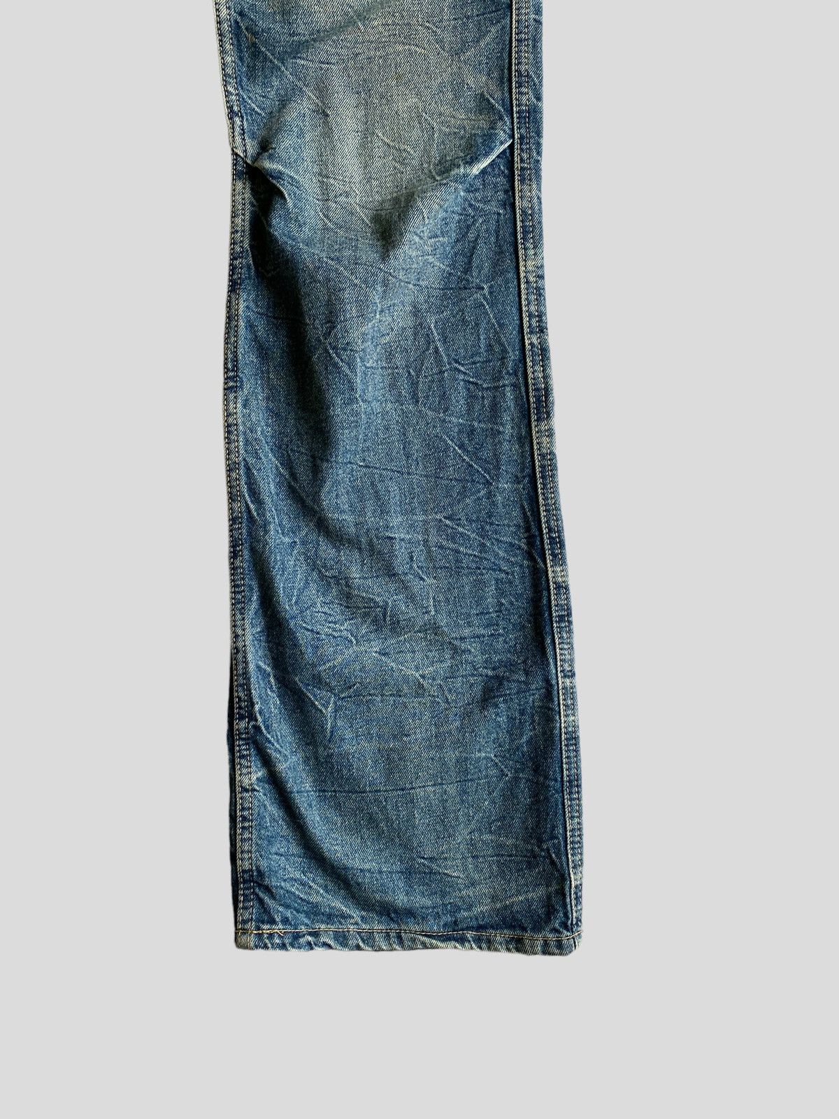 Vintage - Flared JACK SERIKA Wing Printed Low Rise Boot Cut Denim - 10