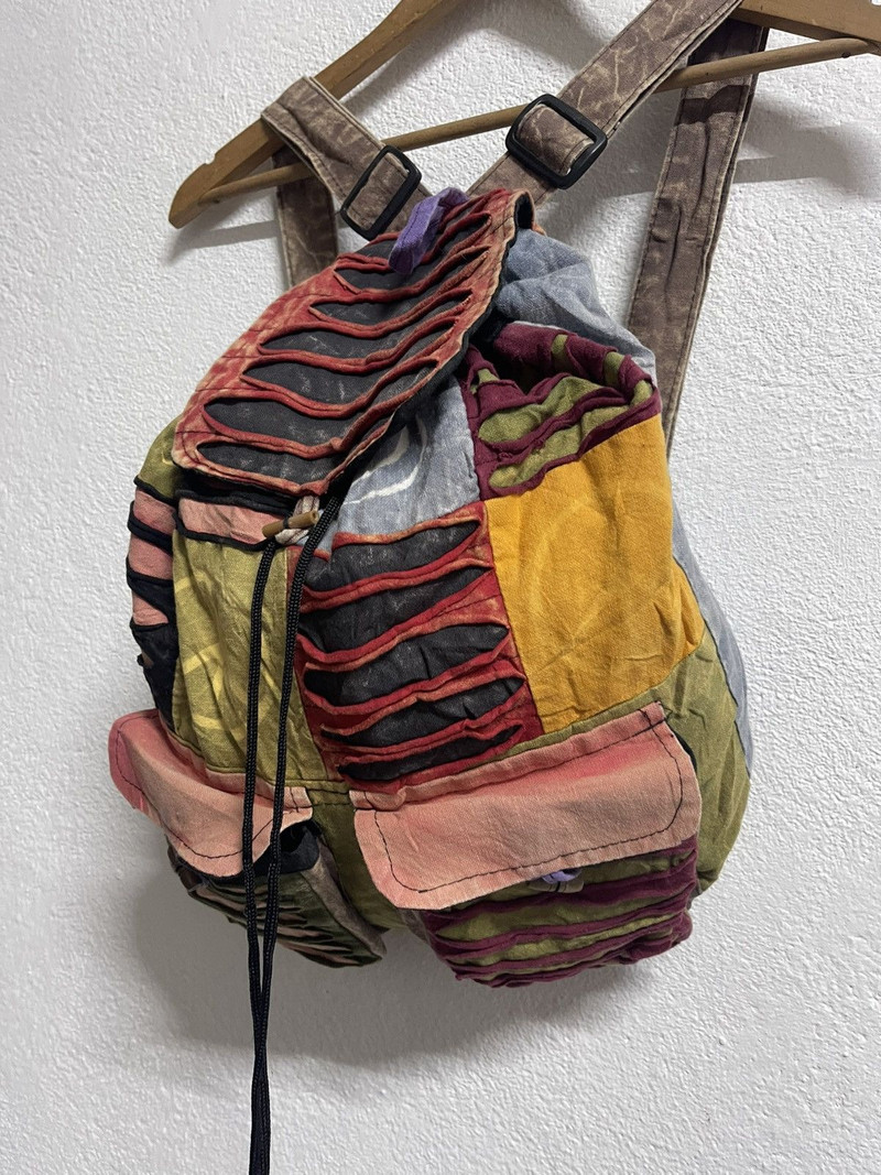 Japanese Brand - Custom Dyed Multicolor Fanny Rucksack Bagpack - 1