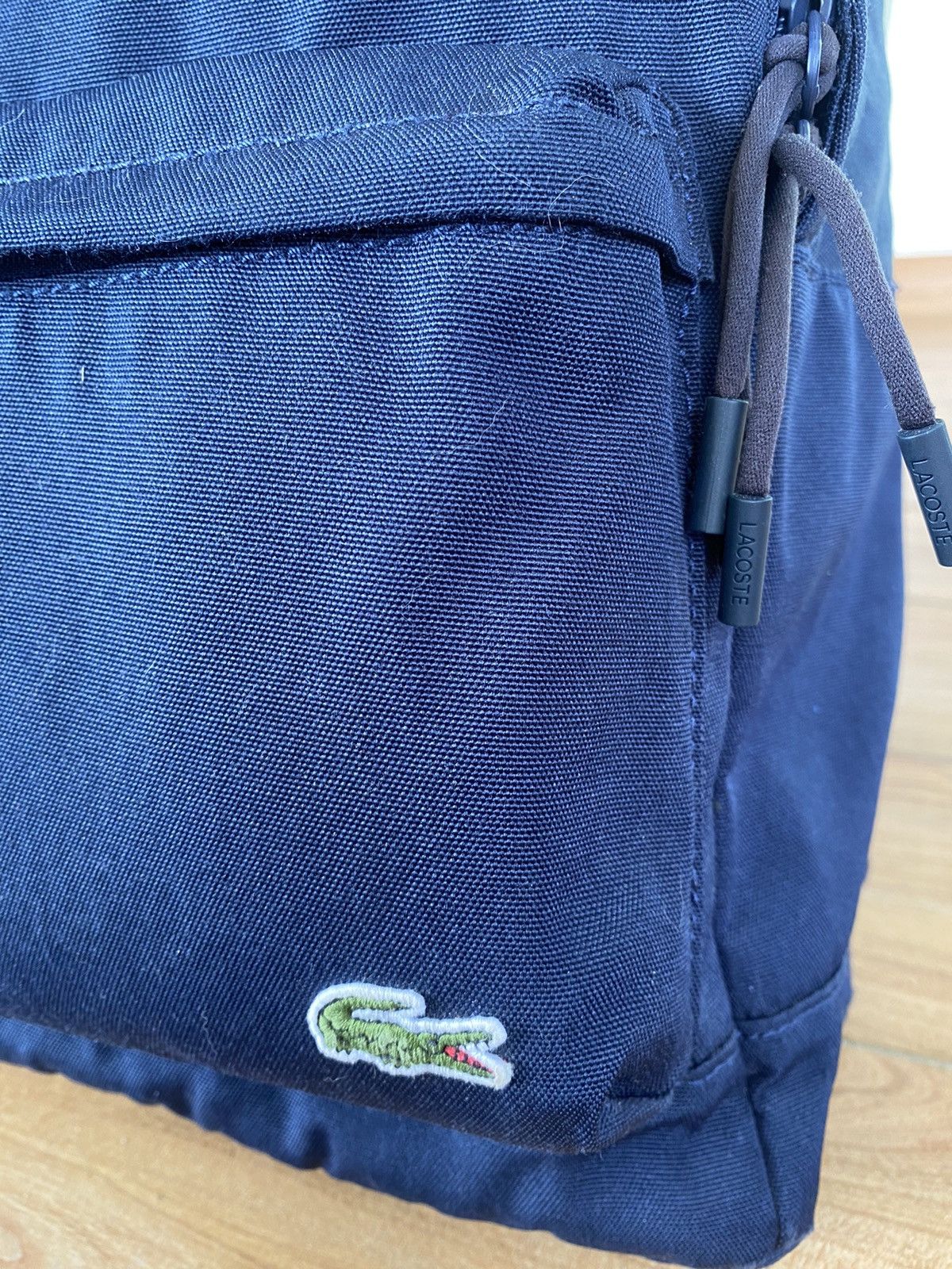 Authentic Lacoste Cotton Daily Laptop Backpack - 3