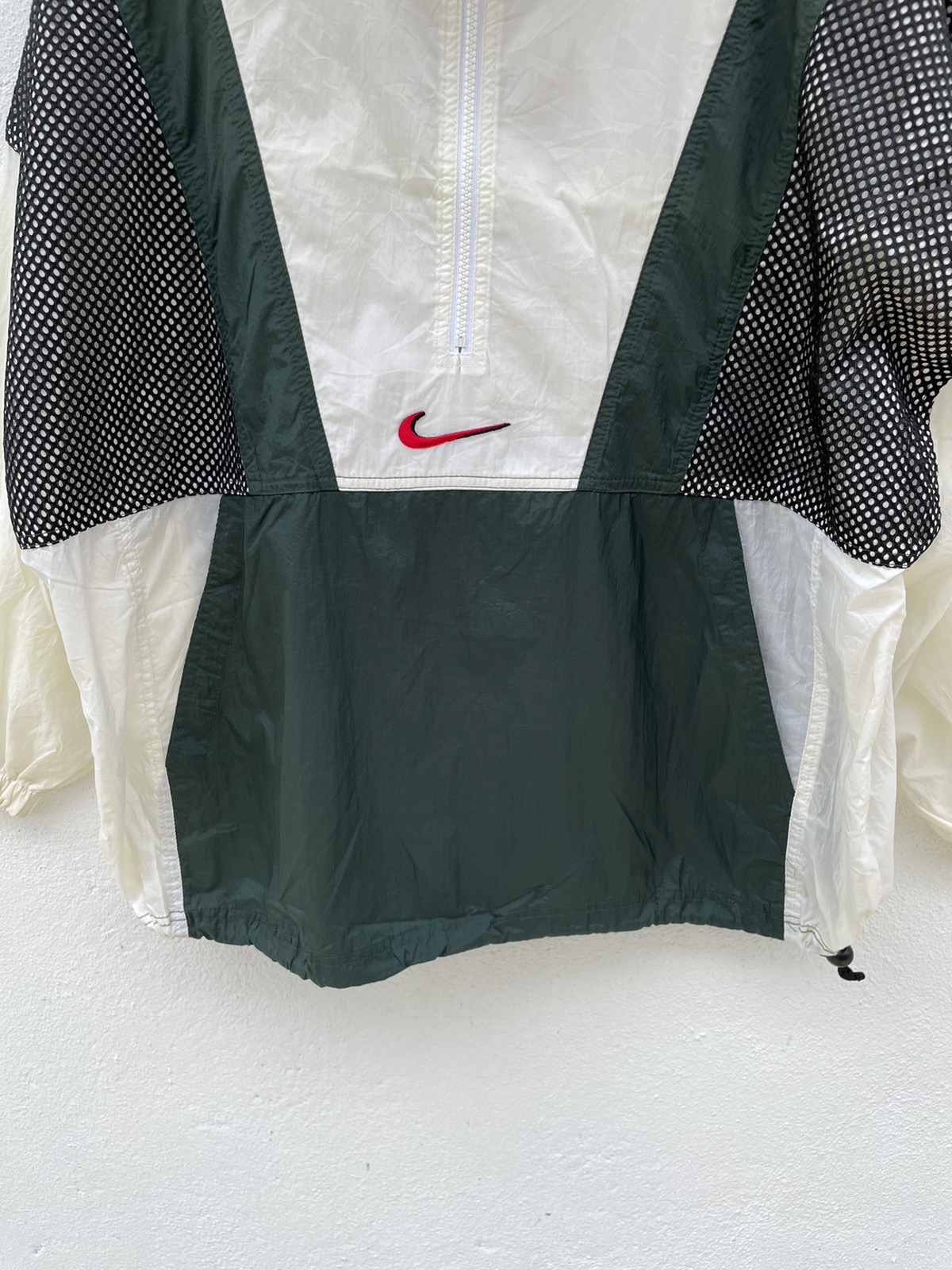 Vintage 90s Nike Swoosh Big Logo Windbreaker Jacket - 6