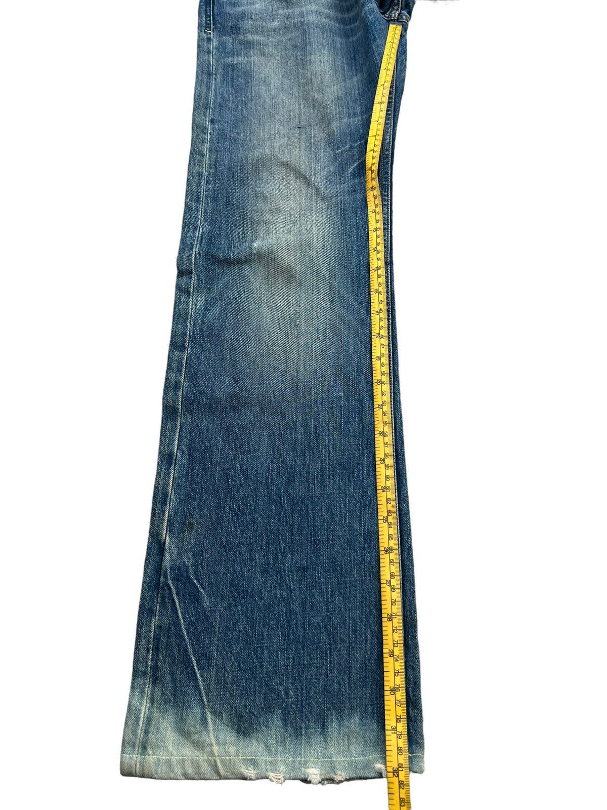 Diesel Mudwash Distressed Straightcut Denim Jeans 33x32 - 14