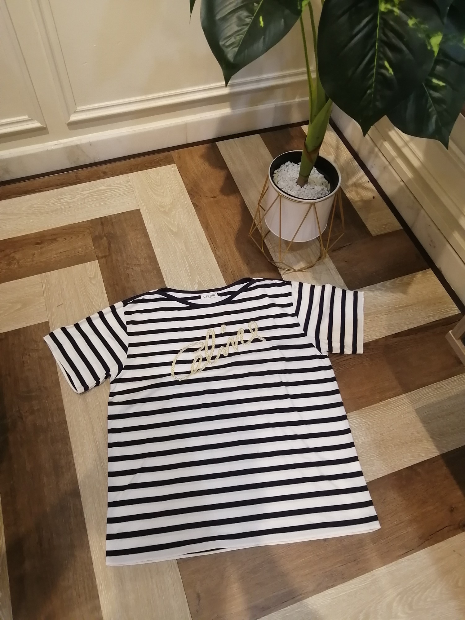 Vintage Celine Spell Out Tshirt - 1