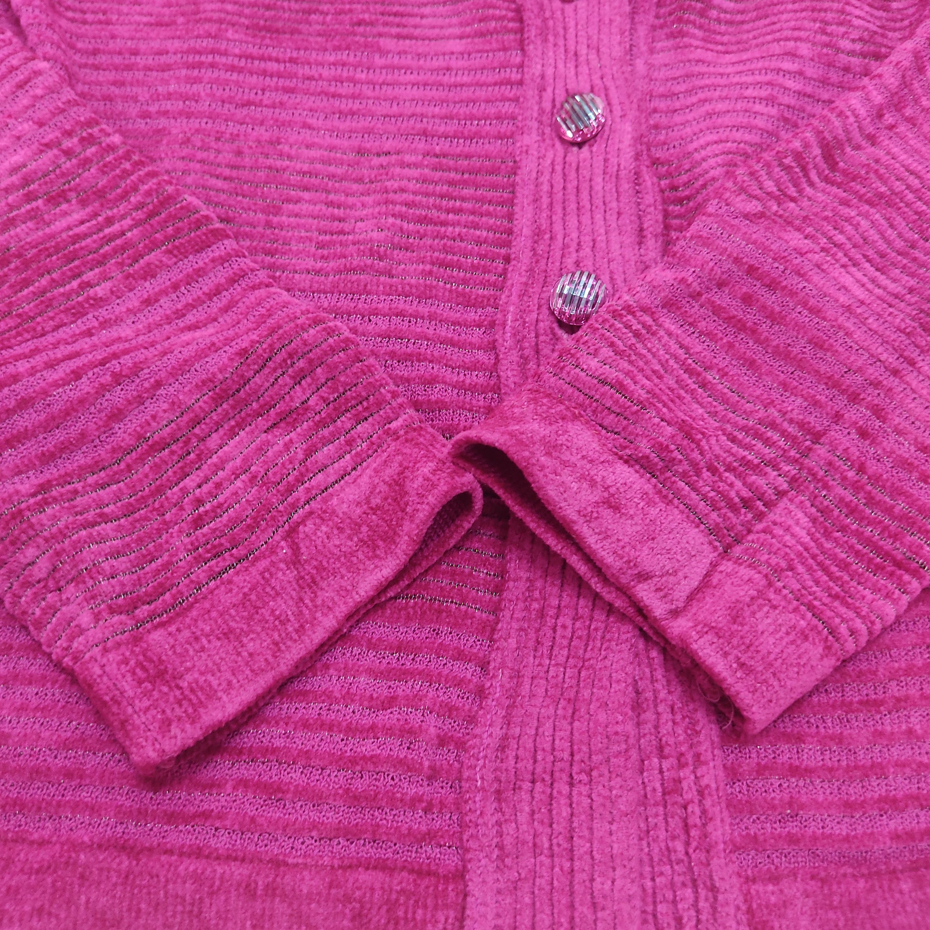 Vintage - Escada Acrylic Wool Buttons Up Cardigan Sweater - 11