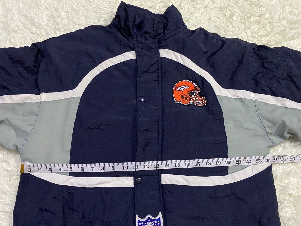 Nfl - Broncos Detachable Hoodie Quilted Nylon Long Jacket - 18