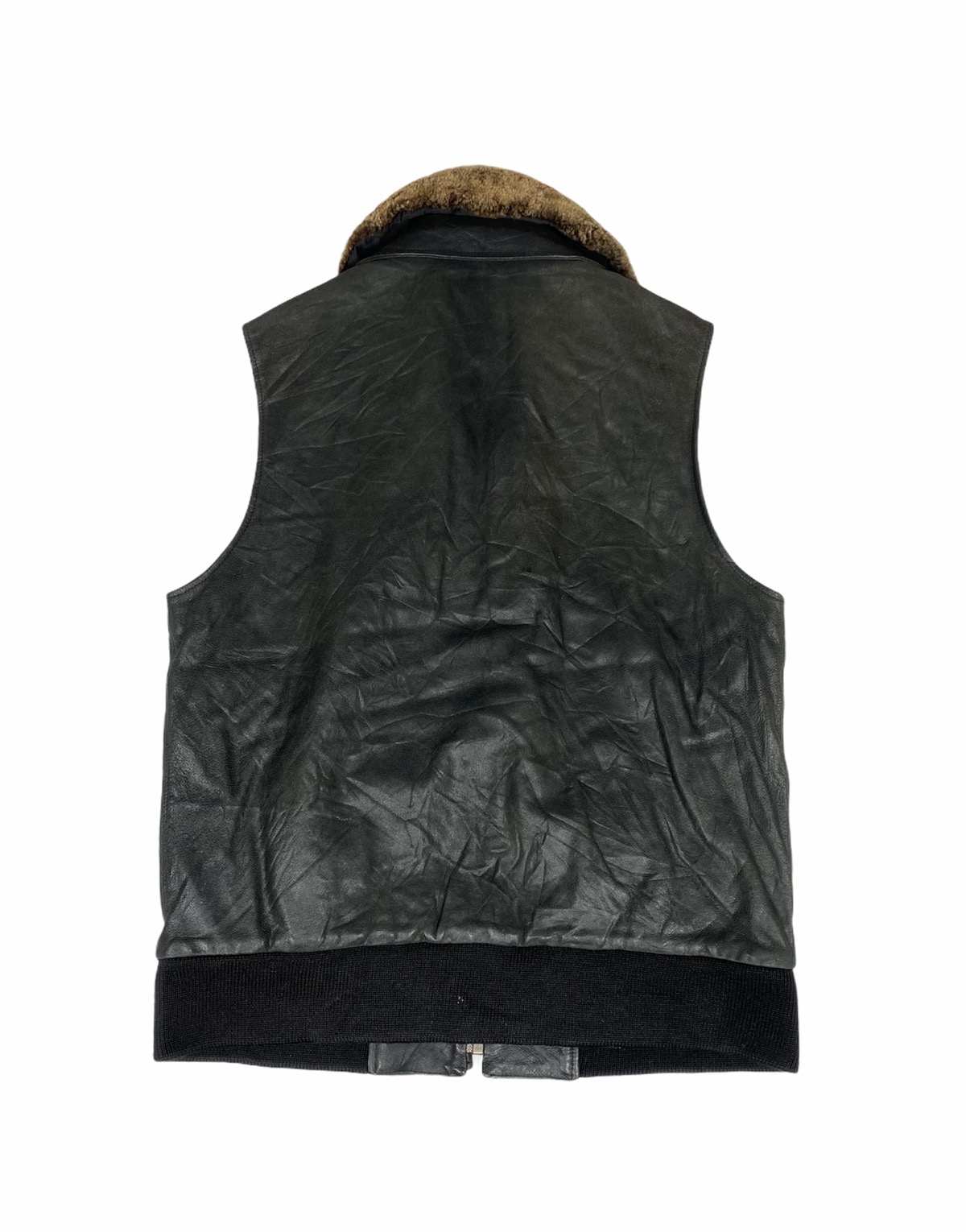 Maison Margiela A/W 2001-02 Leather Zipped Vest. J072 - 2