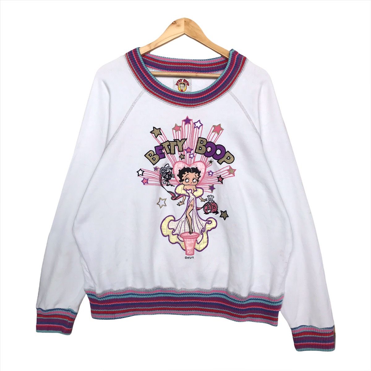 Rare🔥Vintage 90's Betty Boop Baggy Boxy Sweatshirt Hoodie - 1