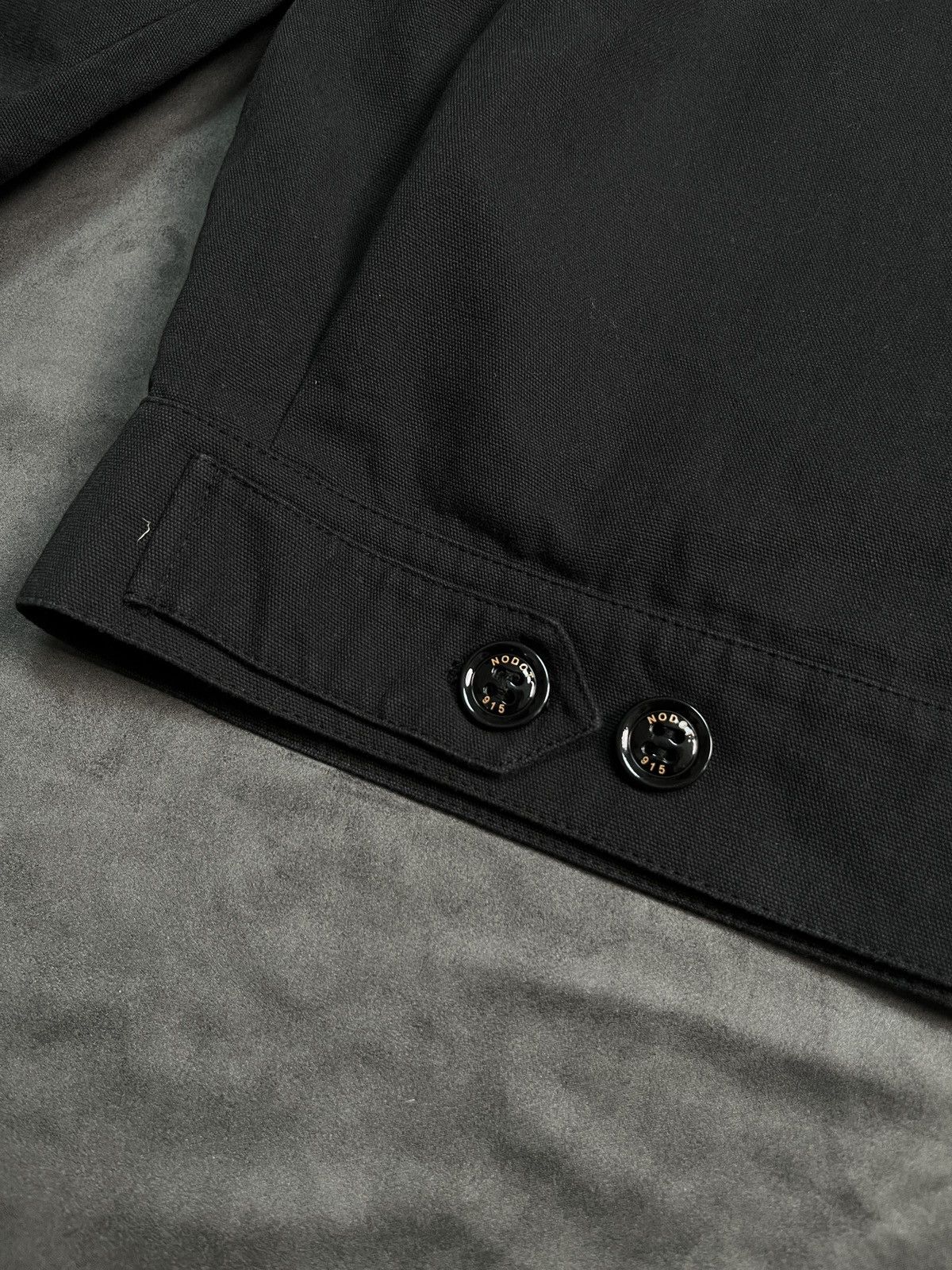 Hype - Nodot Y2k Two Way Zipper Black Workwear Jacket Medium - 11