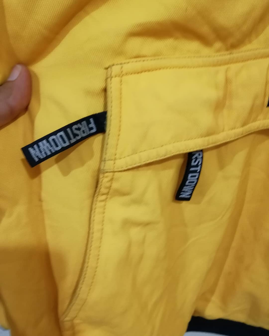Vintage - Vintage Yellow First Down Pull Over/ Windbreaker - 3