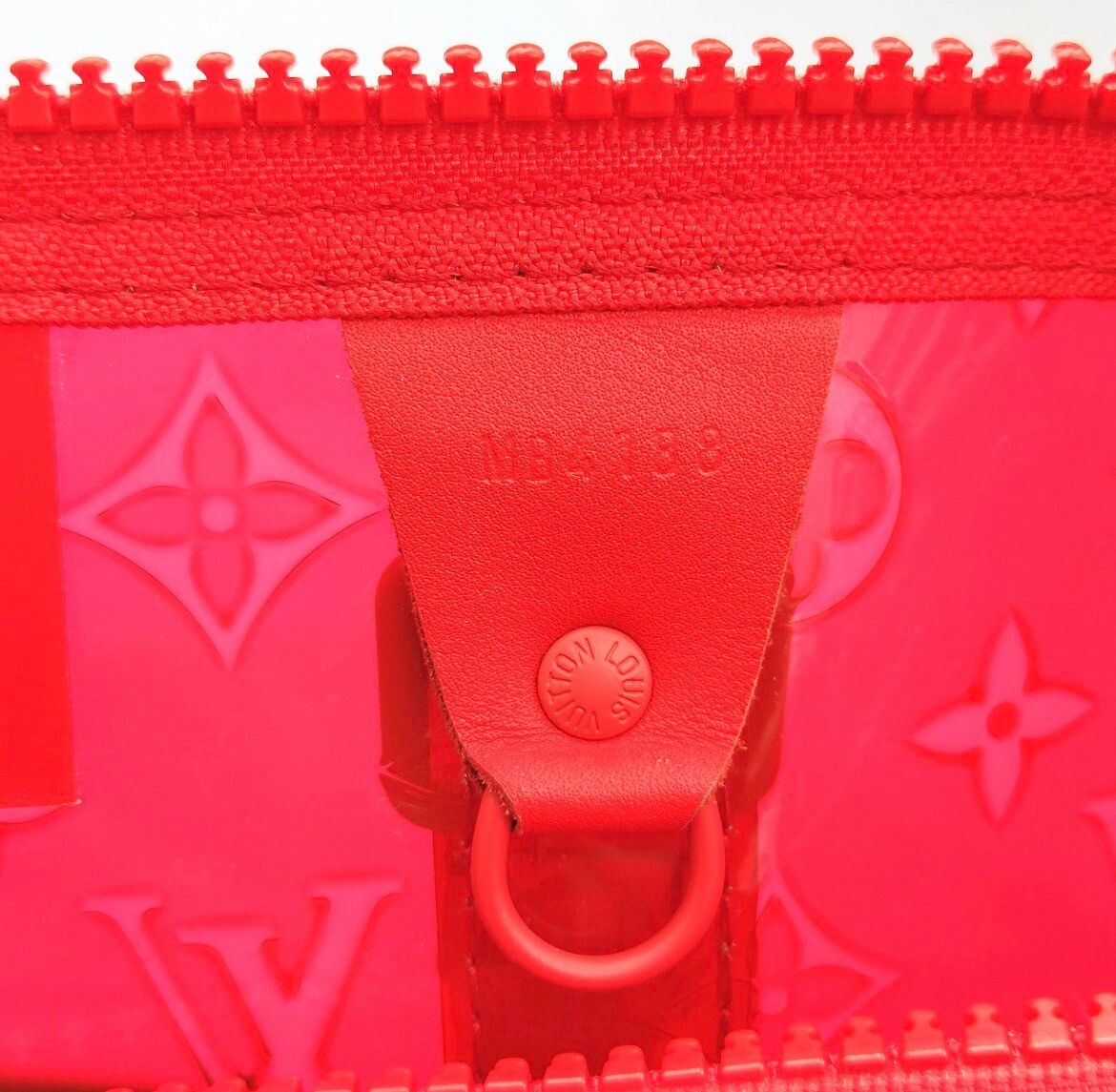 PVC keepall Bandouliere 50 red - 5
