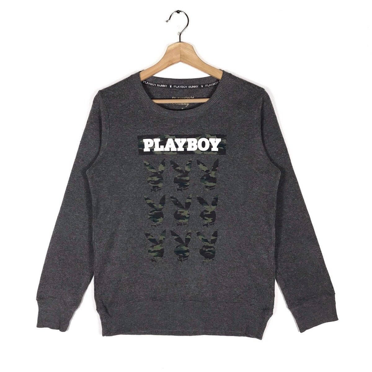 Vintage - playboy Sweatshirt Design Streetwear Camouflage - 1