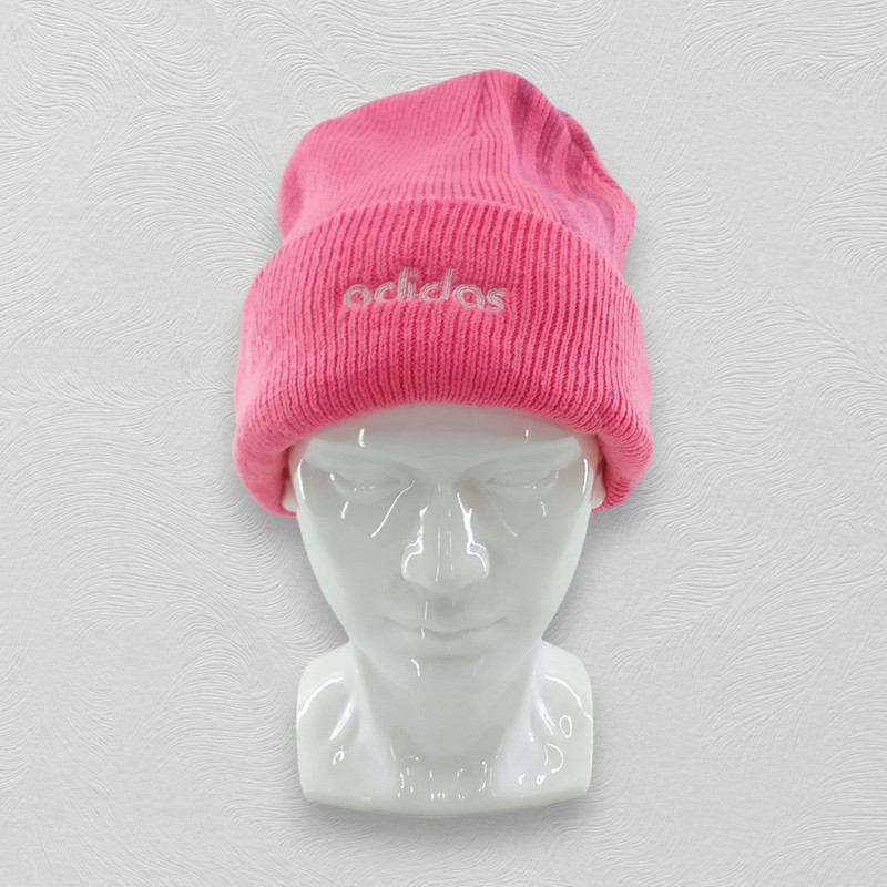 Vintage Adidas Spell Out Snow Cap Beanie Hat - BN163 - 1