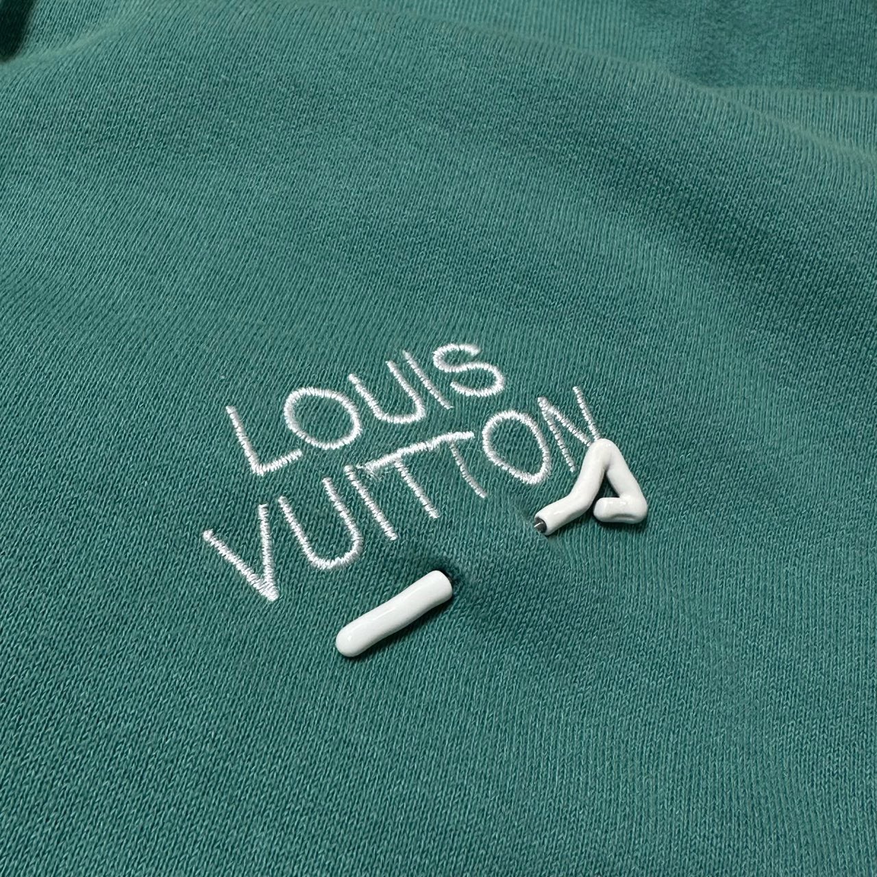 LOUIS VUITTON LV Lake Green Pin Embroidered Hoodie - 4
