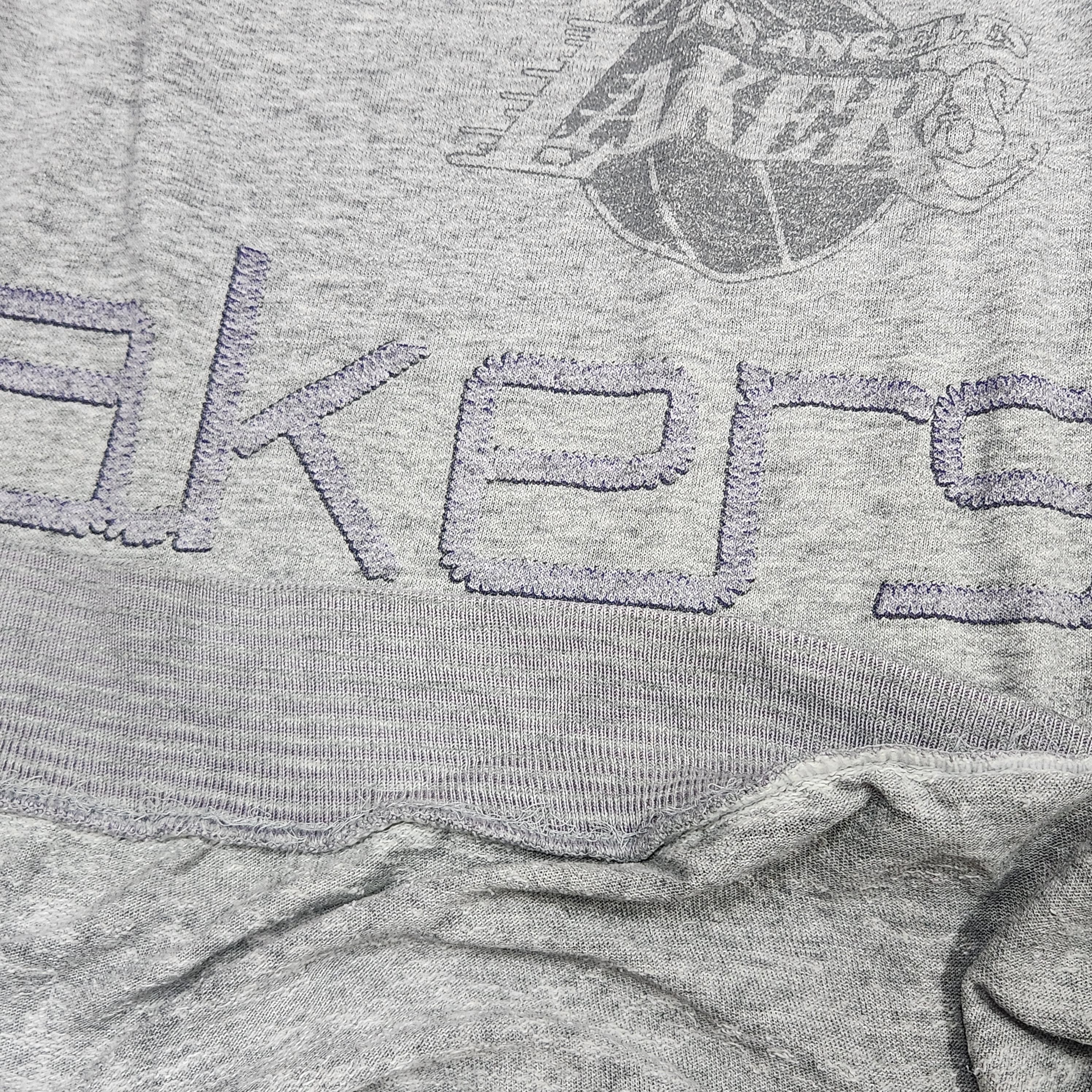 Vintage 1990s L.A. Lakers Distressed Sweater - 5