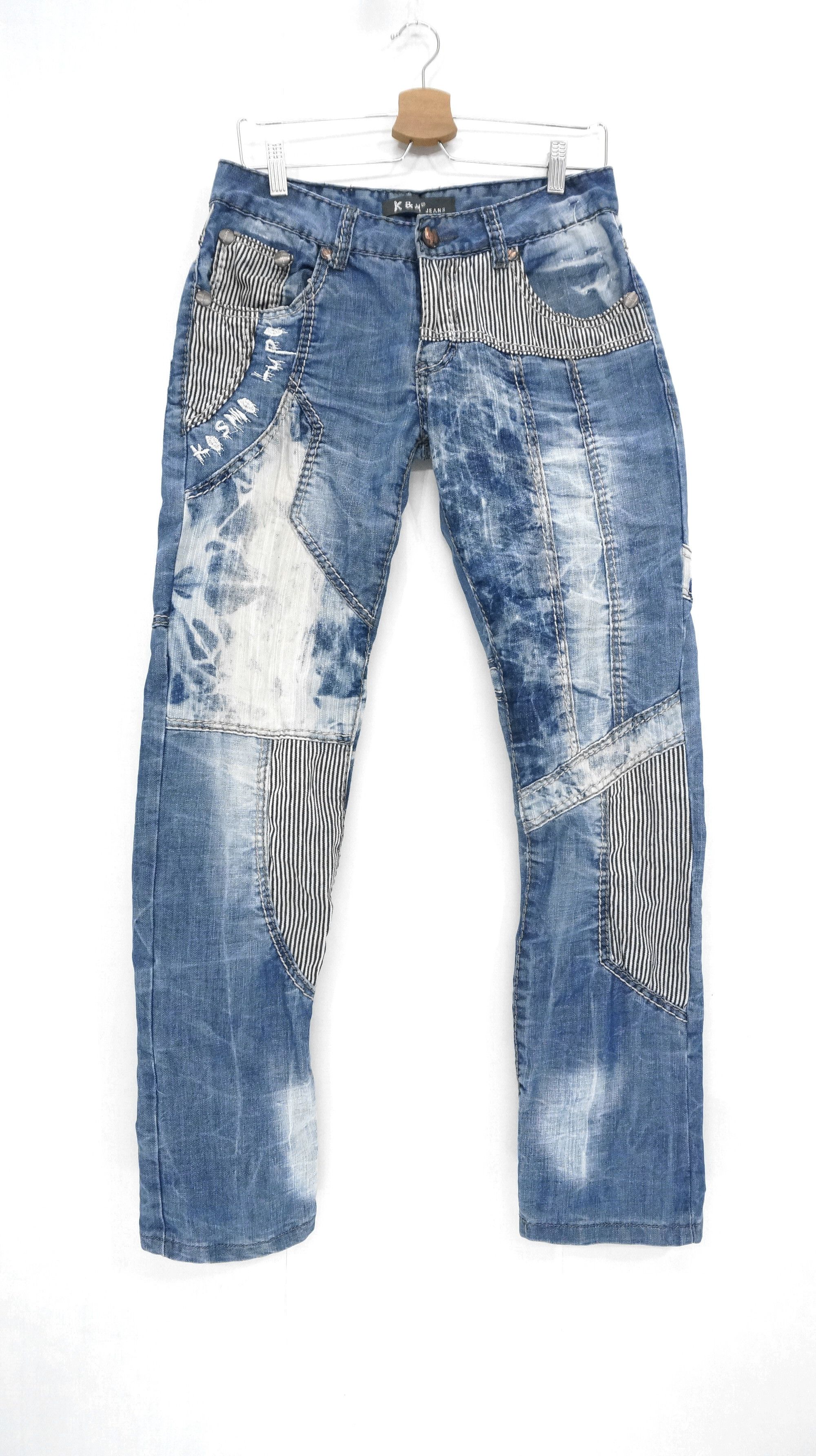 Distressed Denim - 🔥 Vintage KOSMO LUPO Blue Jeans - 1