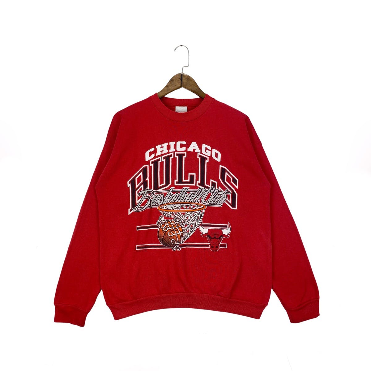 Vintage 1990 Chicago Bulls Basketball Club Sweatshirt - 1