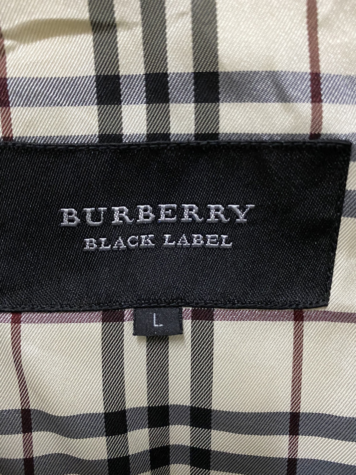 Burberry Burberry Black Label Nova Check Puffer Down Jacket