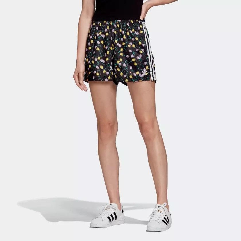 Adidas Women’s Floral Sport Shorts - 1