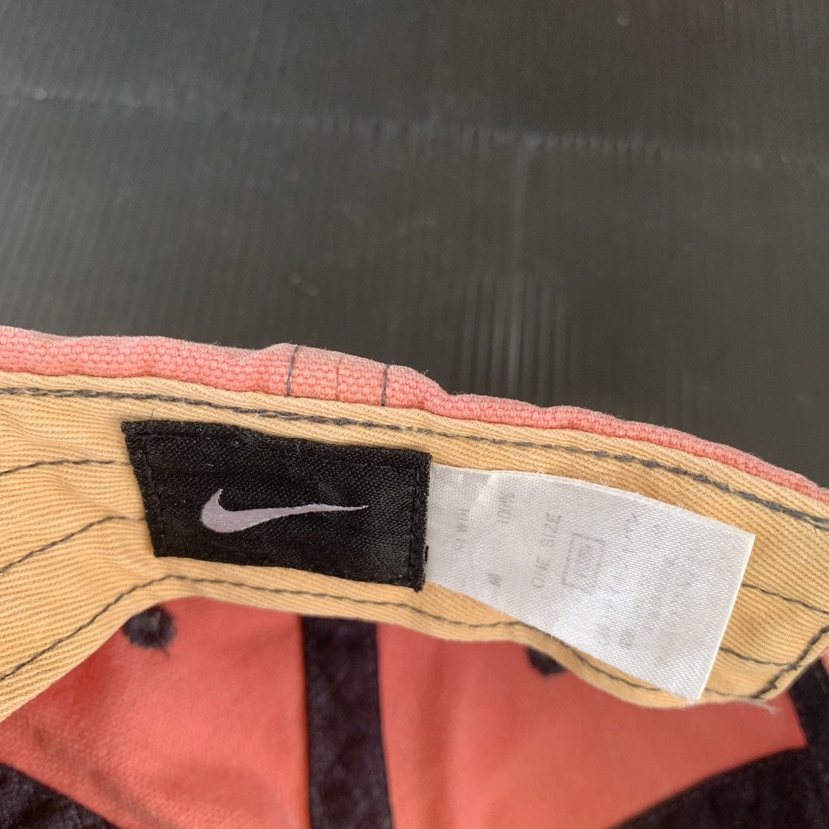 Vintage Thrashed Faded Nike Pink Cap - 5