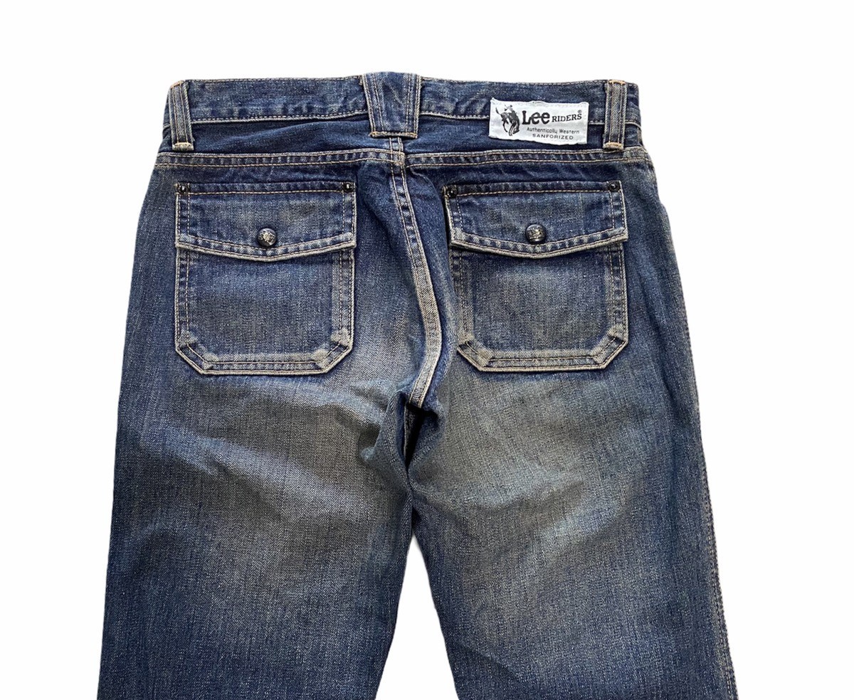 Lee - Union Made by Lee Bush Pants Distressed Denim Made in Japan - 6