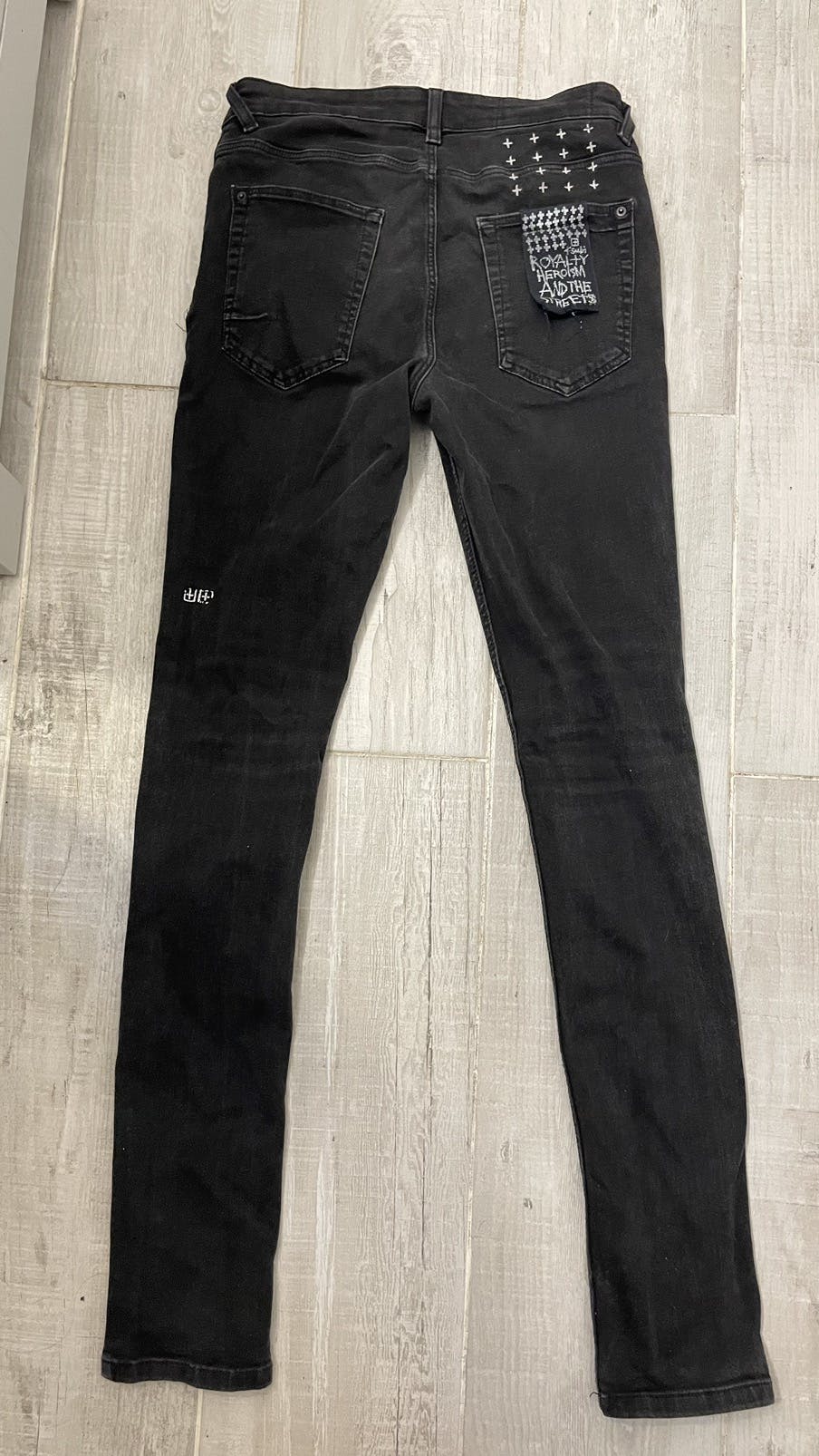 Ksubi Plain Black Denim Jeans - 2