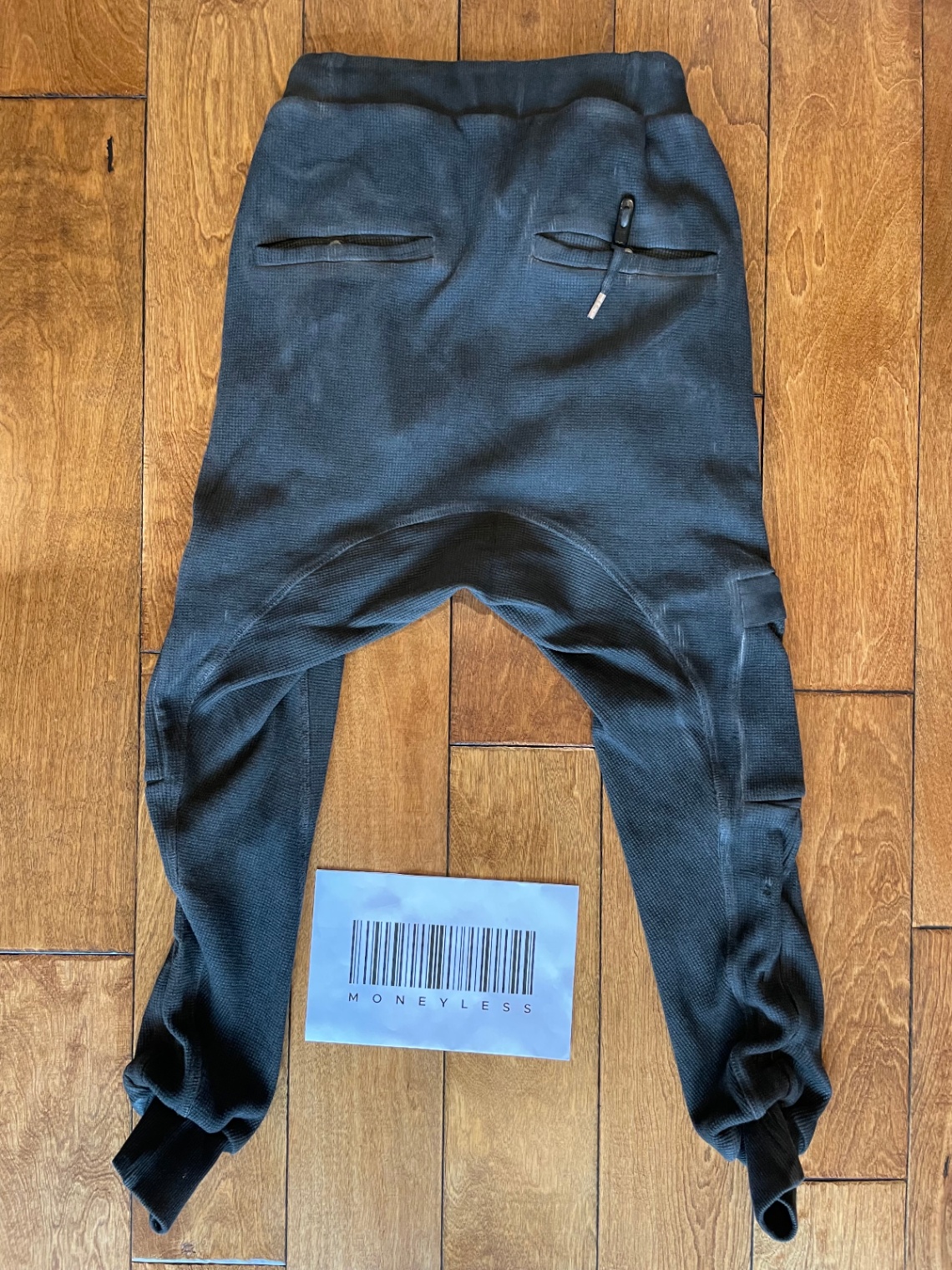 Dark Grey Adjustable Pants - 2