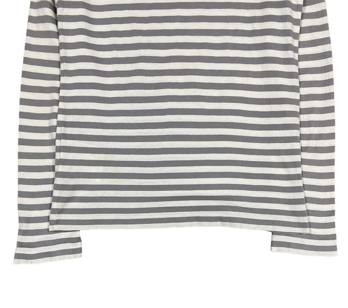AD2015 Comme Des Garçons Play Striped Longsleeve Shirt - 9