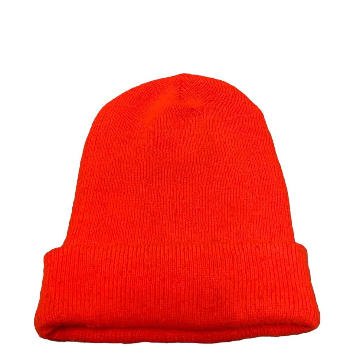 Vintage Carhartt Baenie Hat Orange Neo Colour - 2
