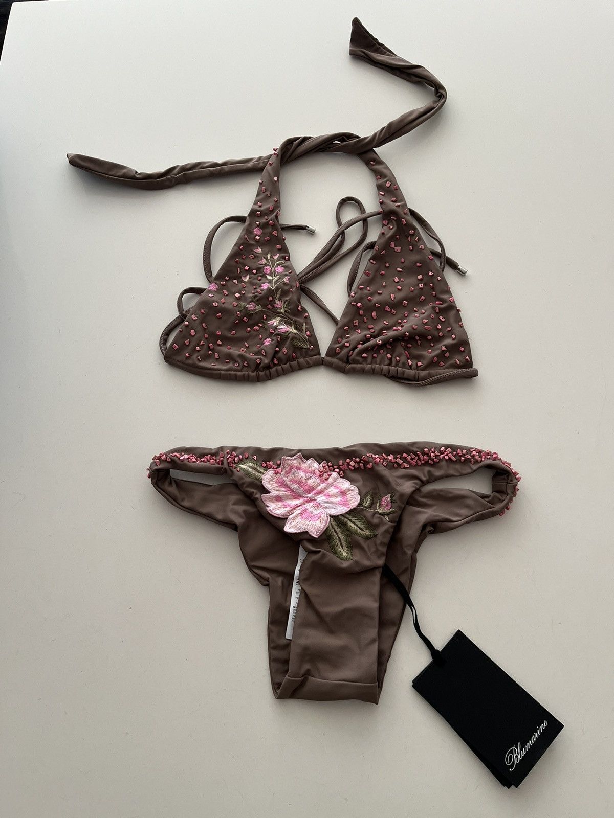 NWT - Blumarine Flower Detail Bikini - 1