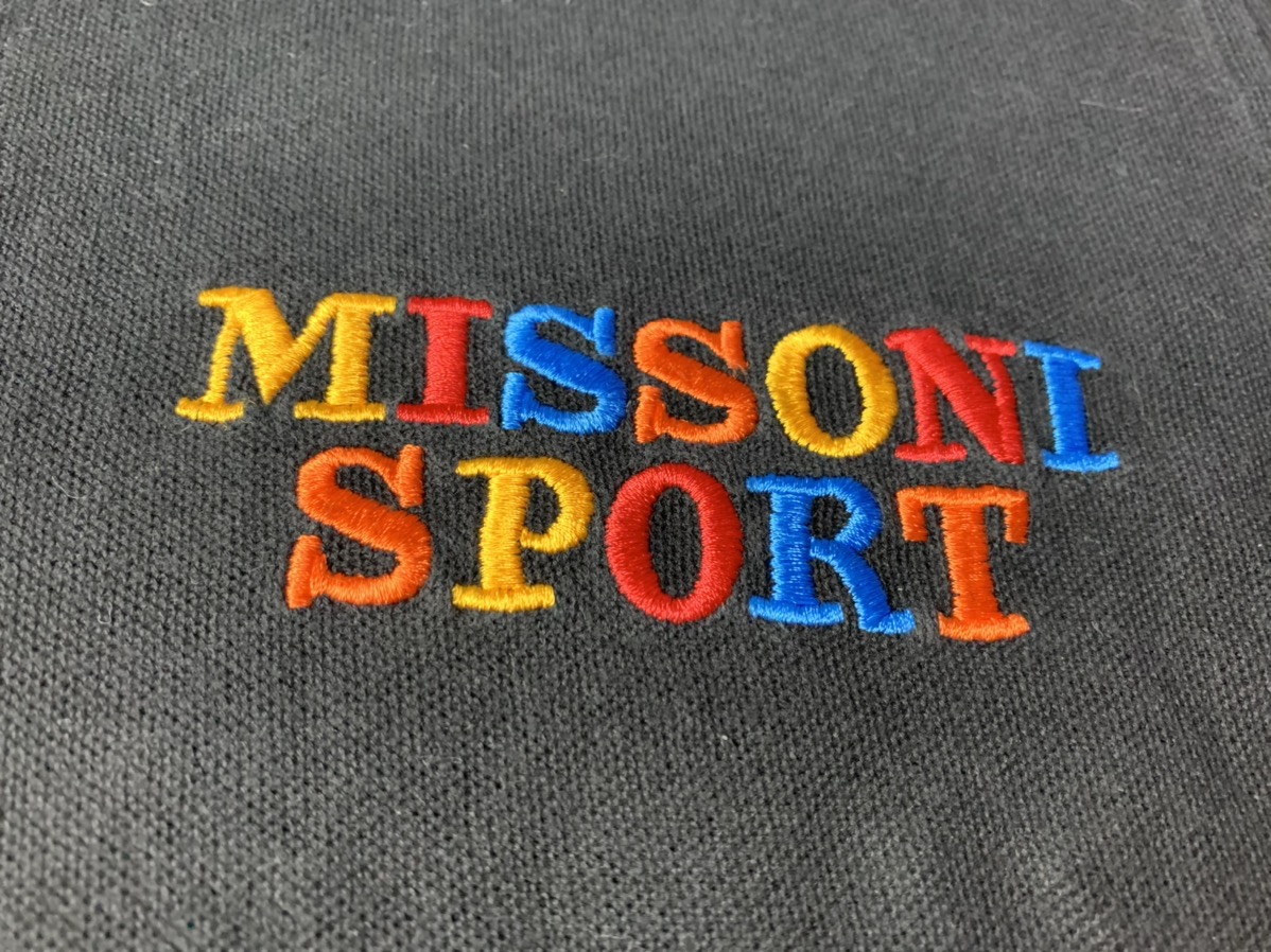 Missoni Sport Polo Tee Spell Out Embroidery - 2