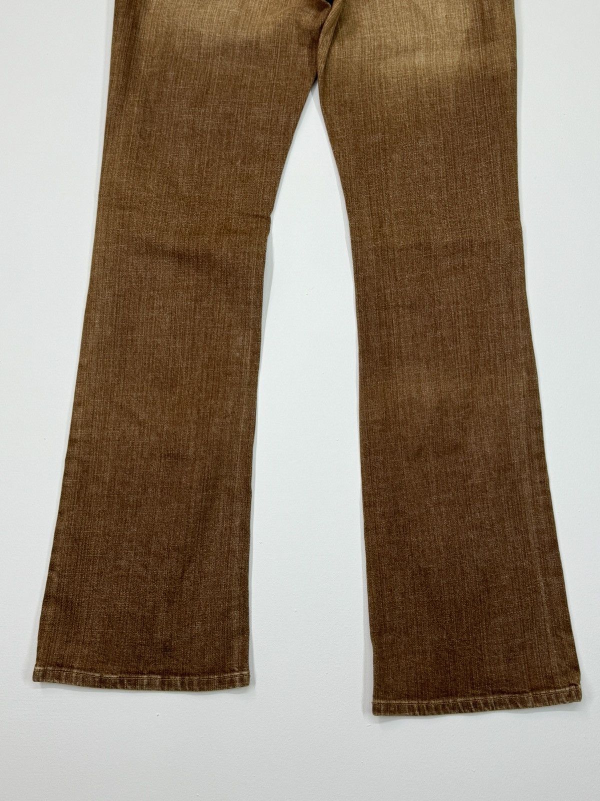 Flare Vintage Wrangler Brown Wide Leg Denim - 11