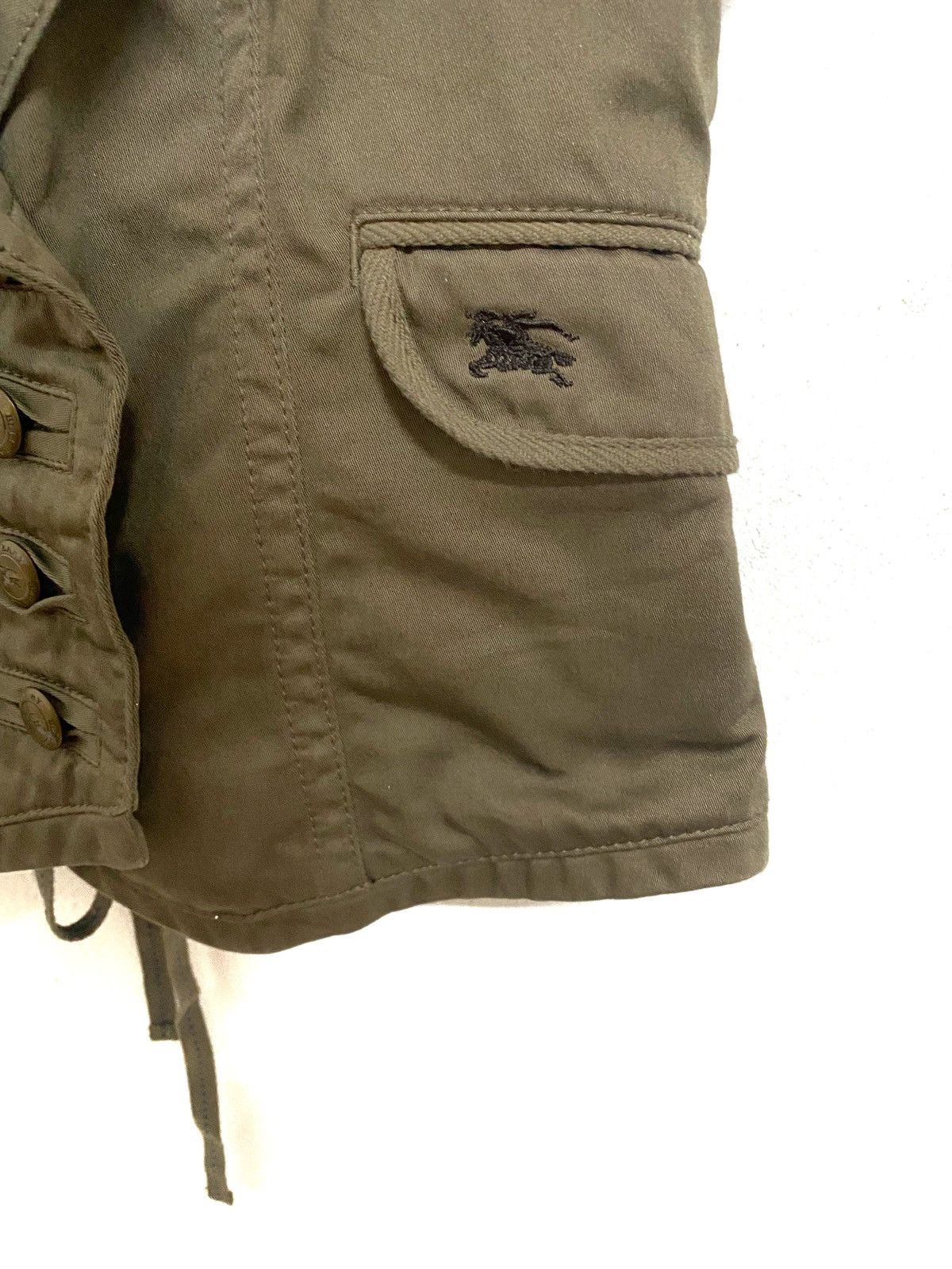 Burberry Blue Label Nova Check Vest Jacket Size 38 - 5