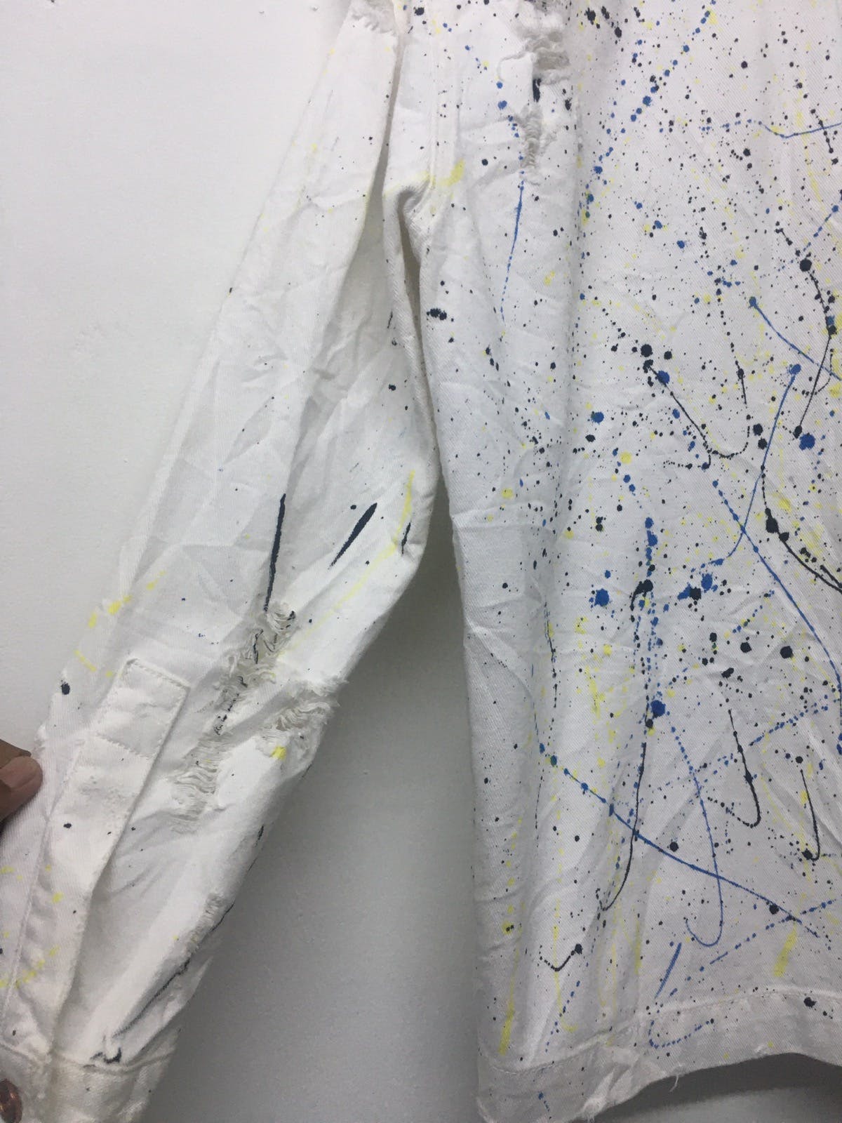 Diesel Distressed Painted Denim jacket - 10