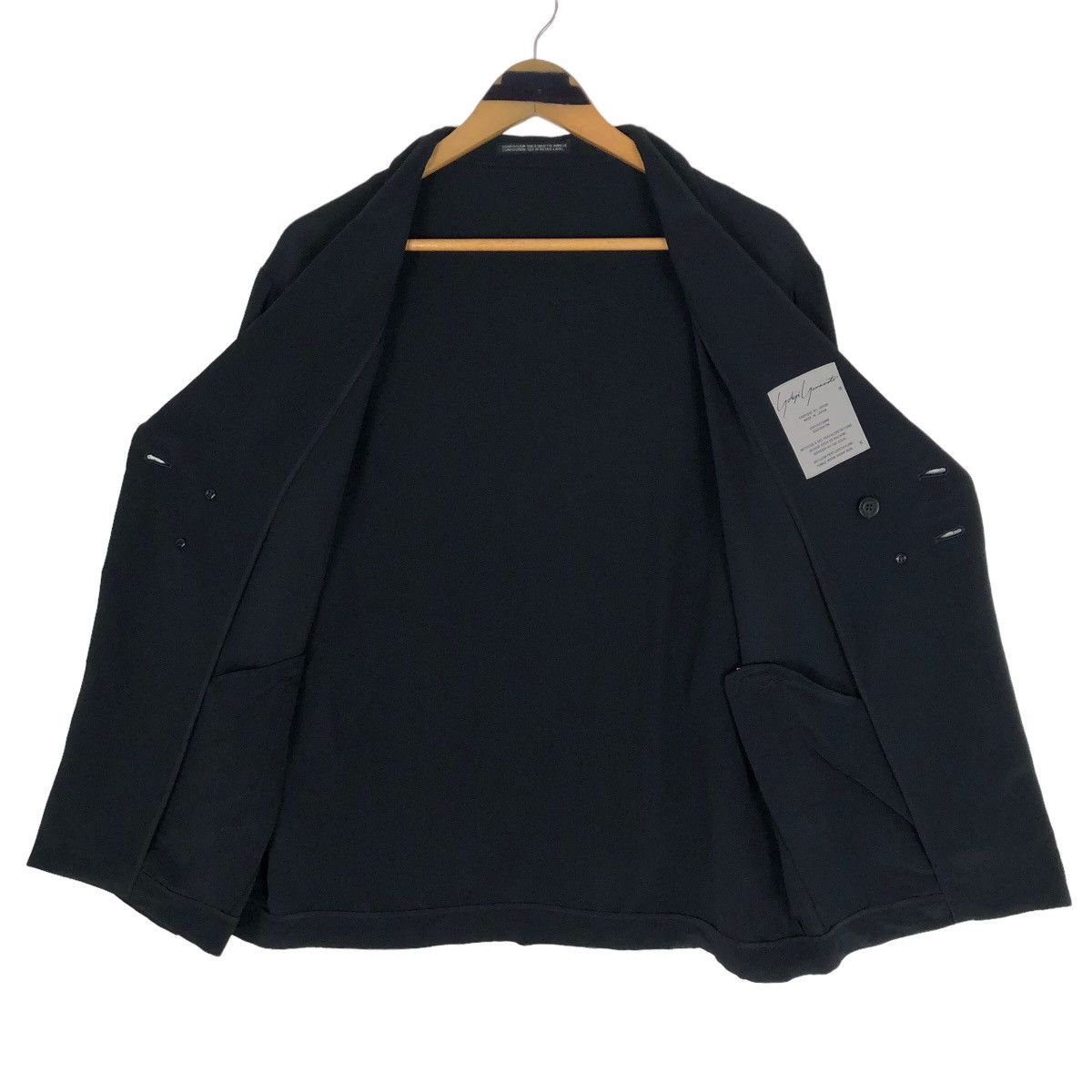 Yohji Yamamoto Femme Rayon Single Breasted Light jacket - 8