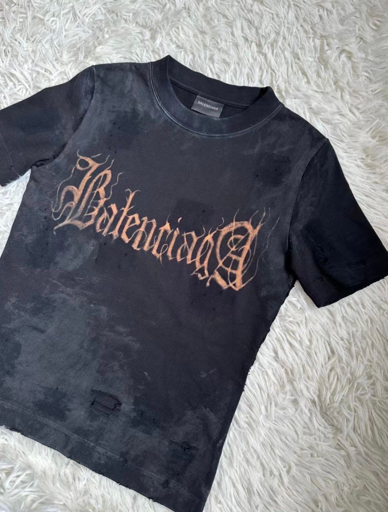 Balenciaga 23FW heavy metal t shirt - 3