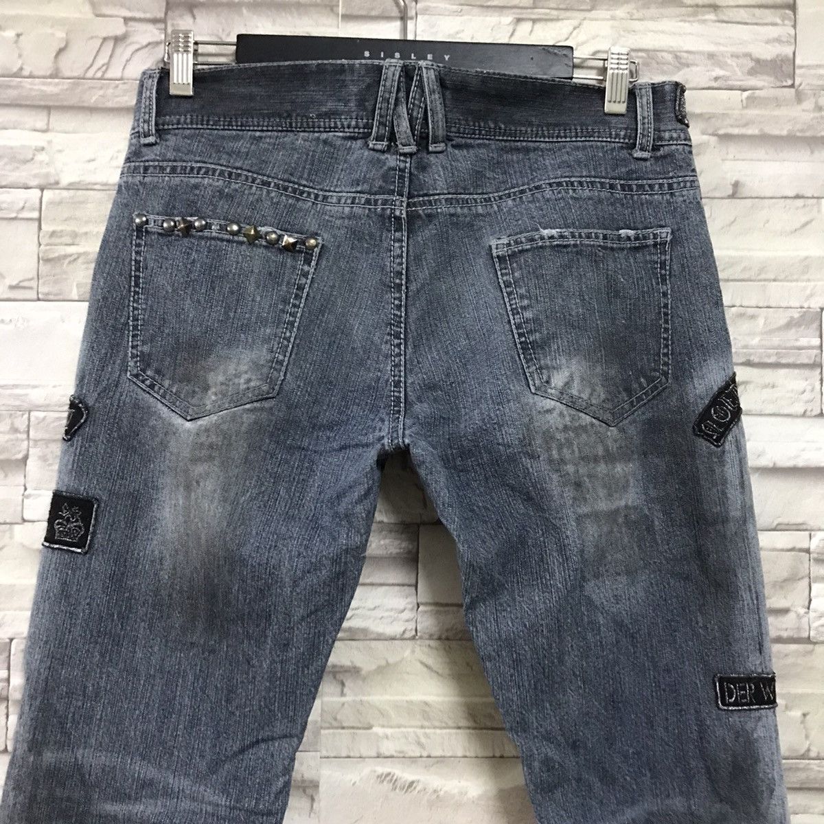 Japanese Brand - IN THE ATTIC Distressed Denim Dirty Patches Jeans - 12