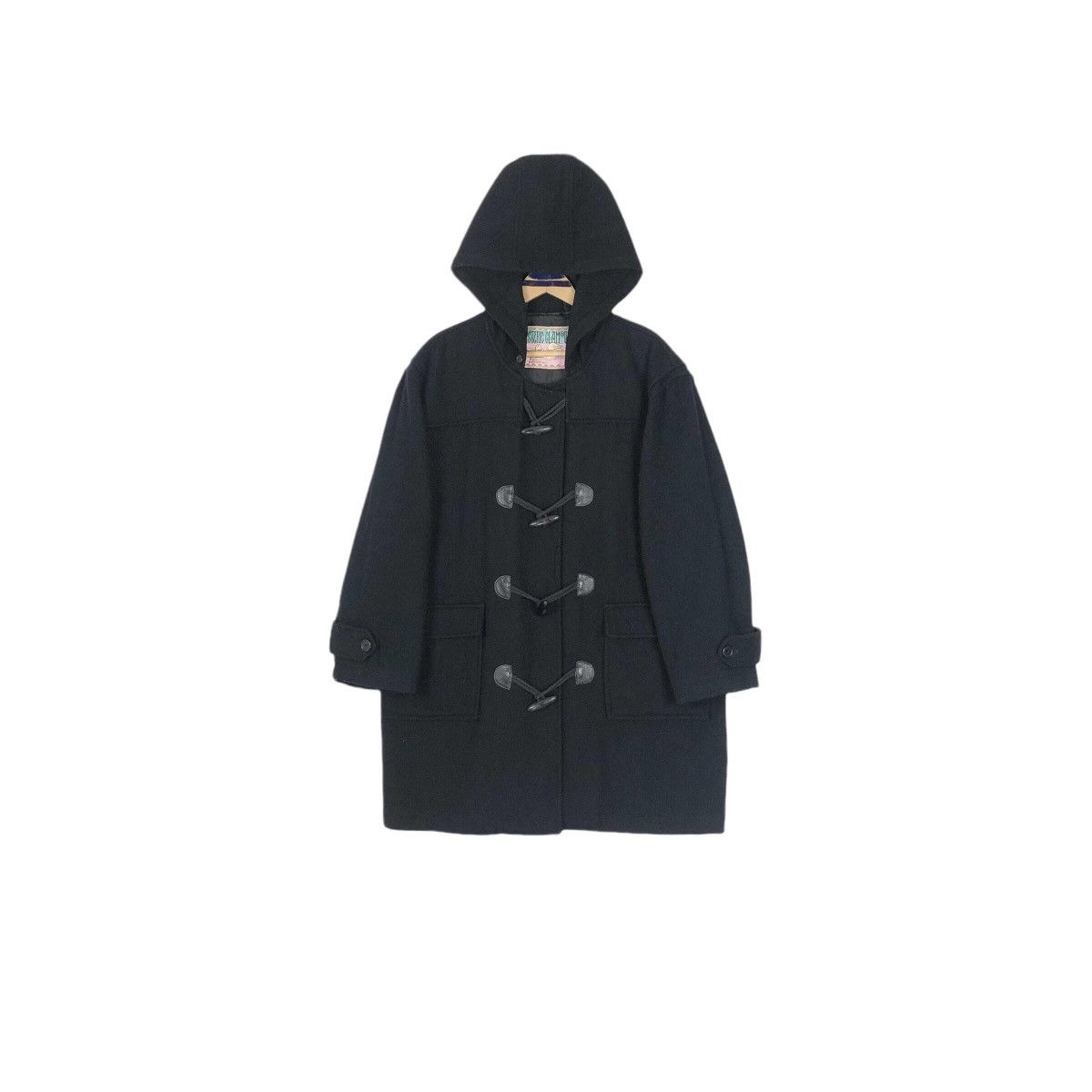 Vintage Hysteric Glamour Wool Duffle Coat Hoodie - 2