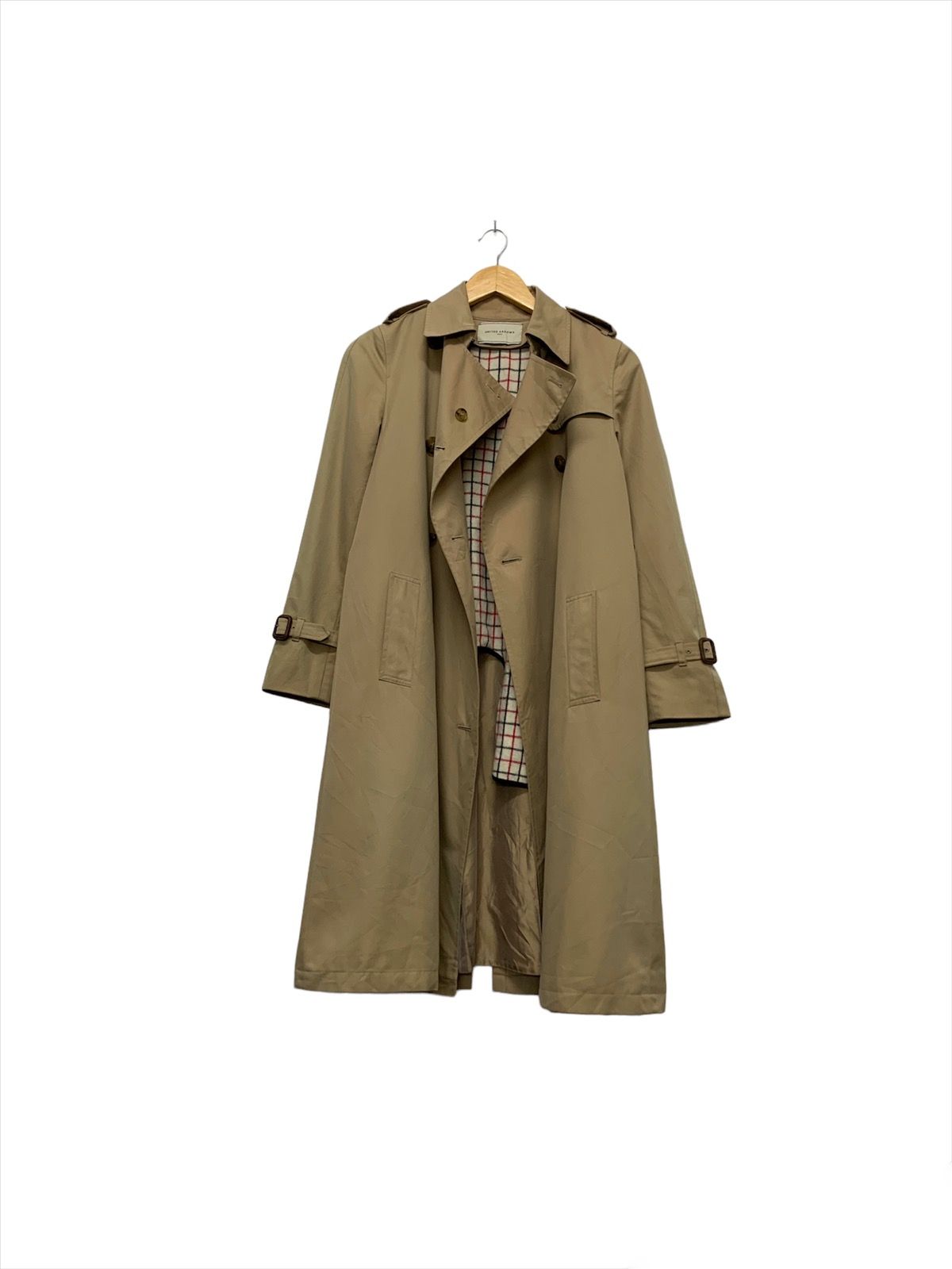 United Arrows Tokyo Trench Double Lining Coat Long Jacket - 11