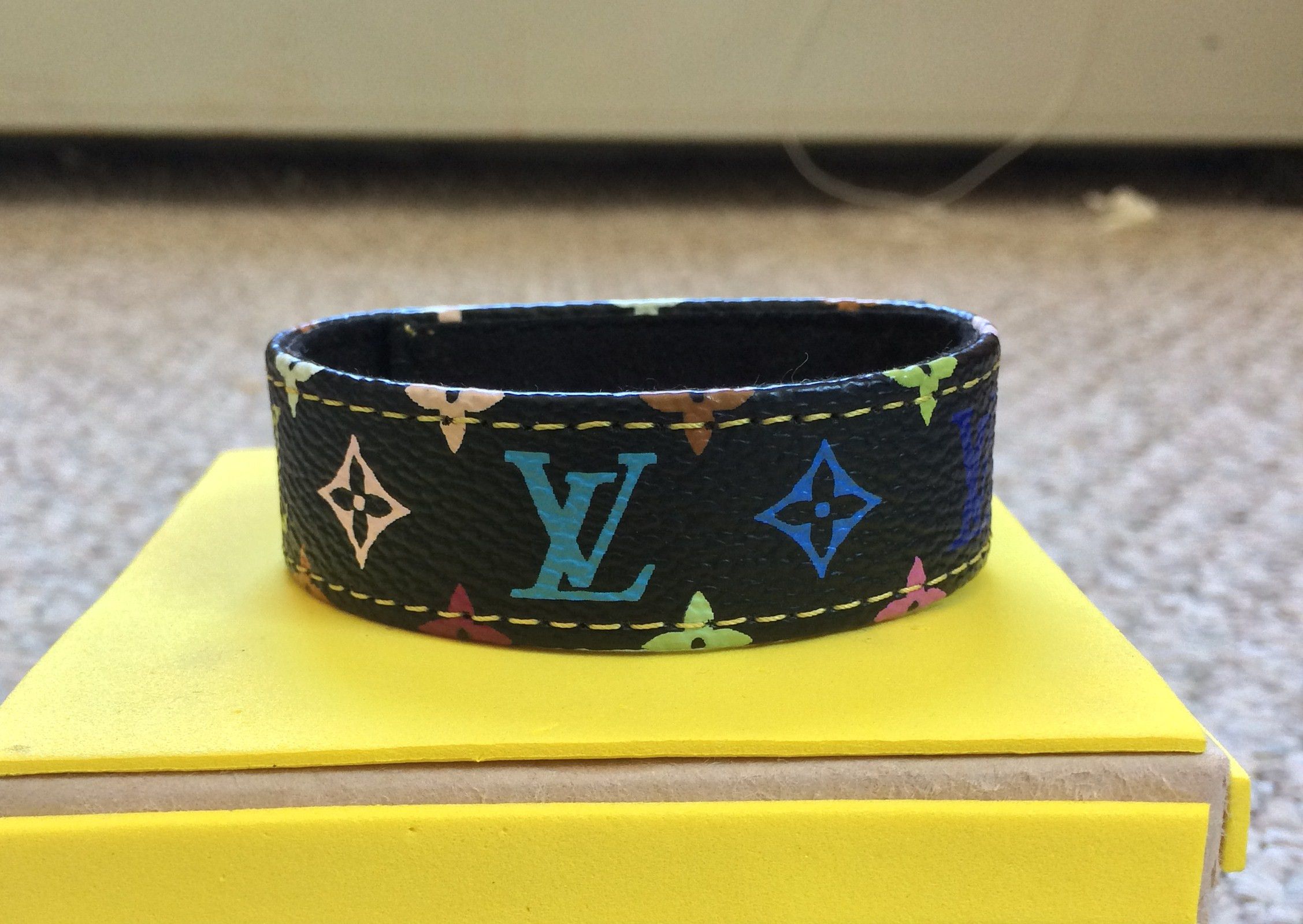 NEW S/S 2003 Louis Vuitton x Murakami VIP Monogram Bracelet - 1