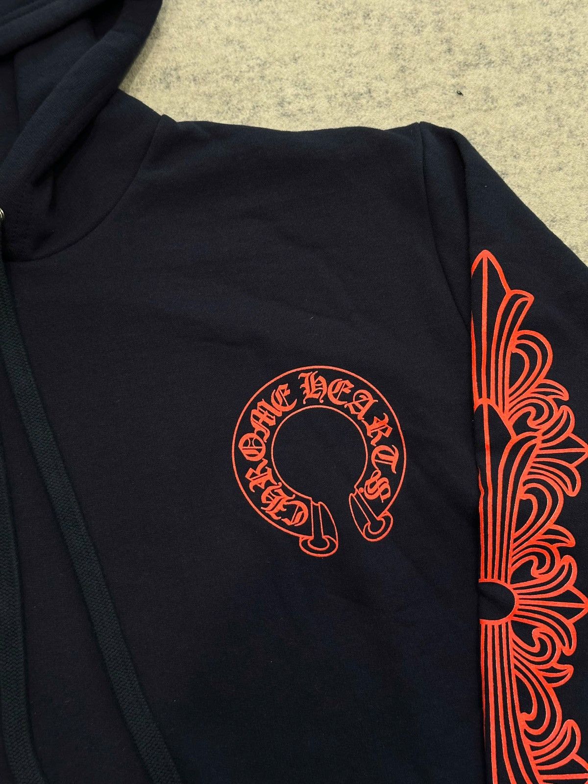 CHROME HEARTS HorseShoe Floral Hoodie - 3