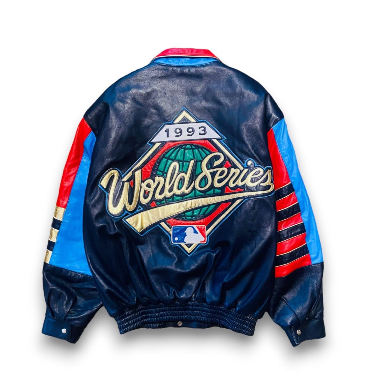 Very Rare - Exclusive Leather Jacket Jeff Hamilton MLB World Series 1993 - 1