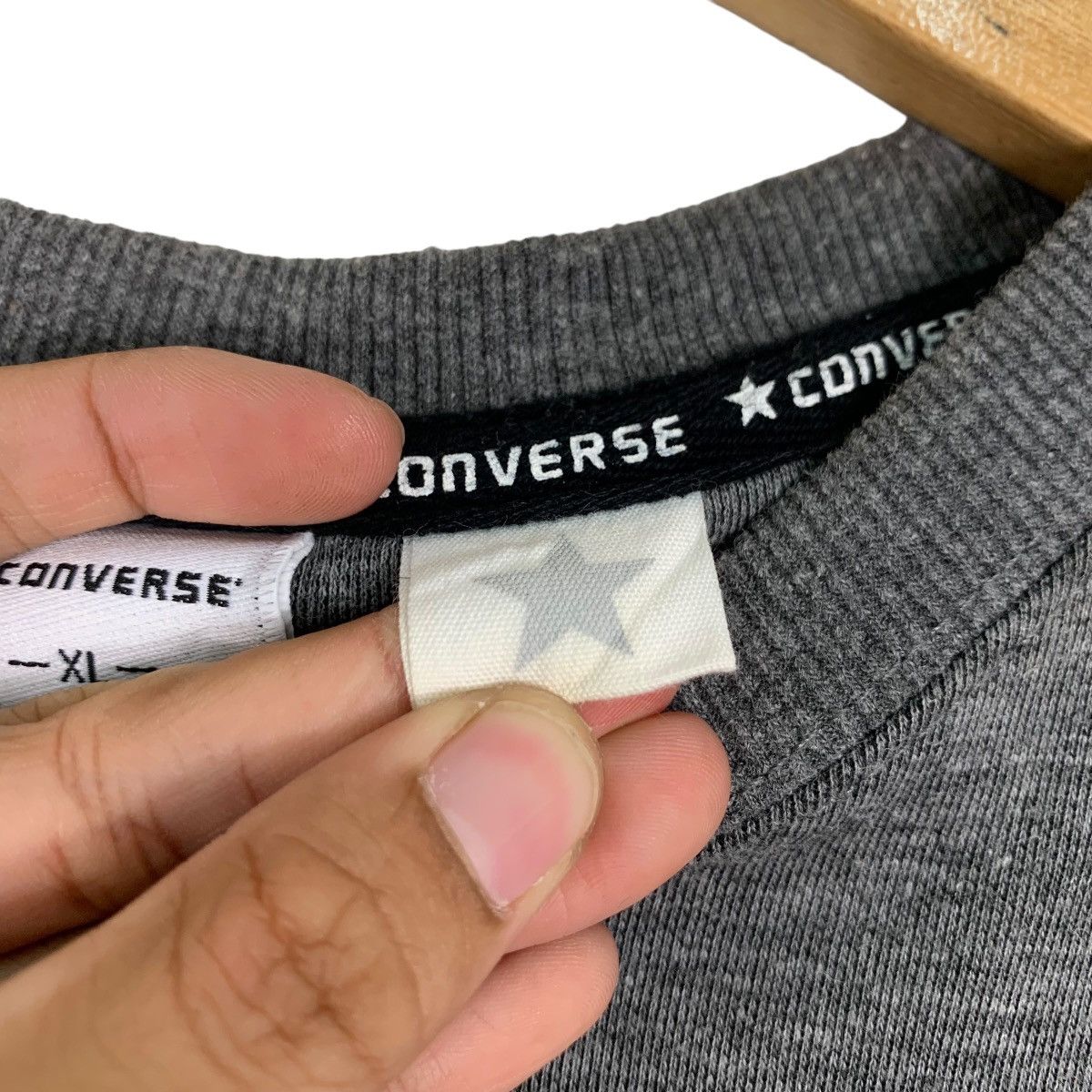 CONVERSE All Star Small Logo Colorblock Sweatshirt #1035-C47 - 12